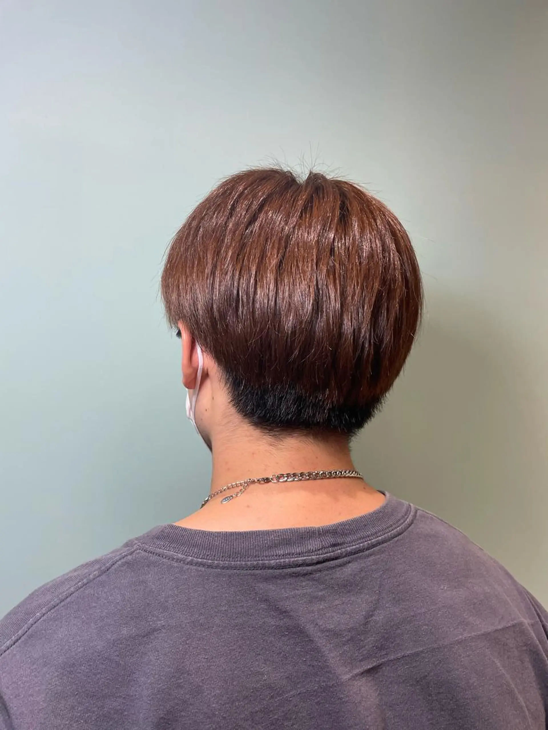 ショート カラー メンズ メンズブリーチ ブリーチ ブリーチなしカラー 吉原 愛美のヘアスタイル