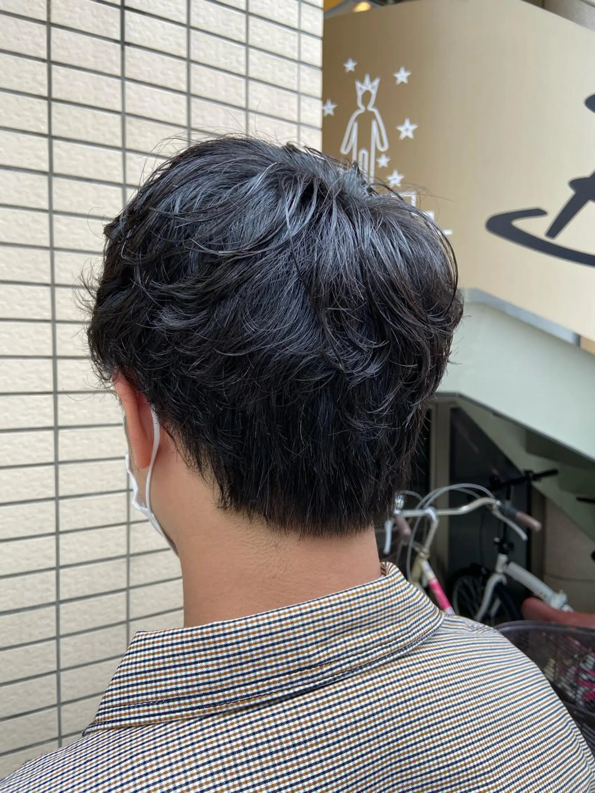 パーマ メンズ カット パーマ 菊地 美憂のヘアスタイル
