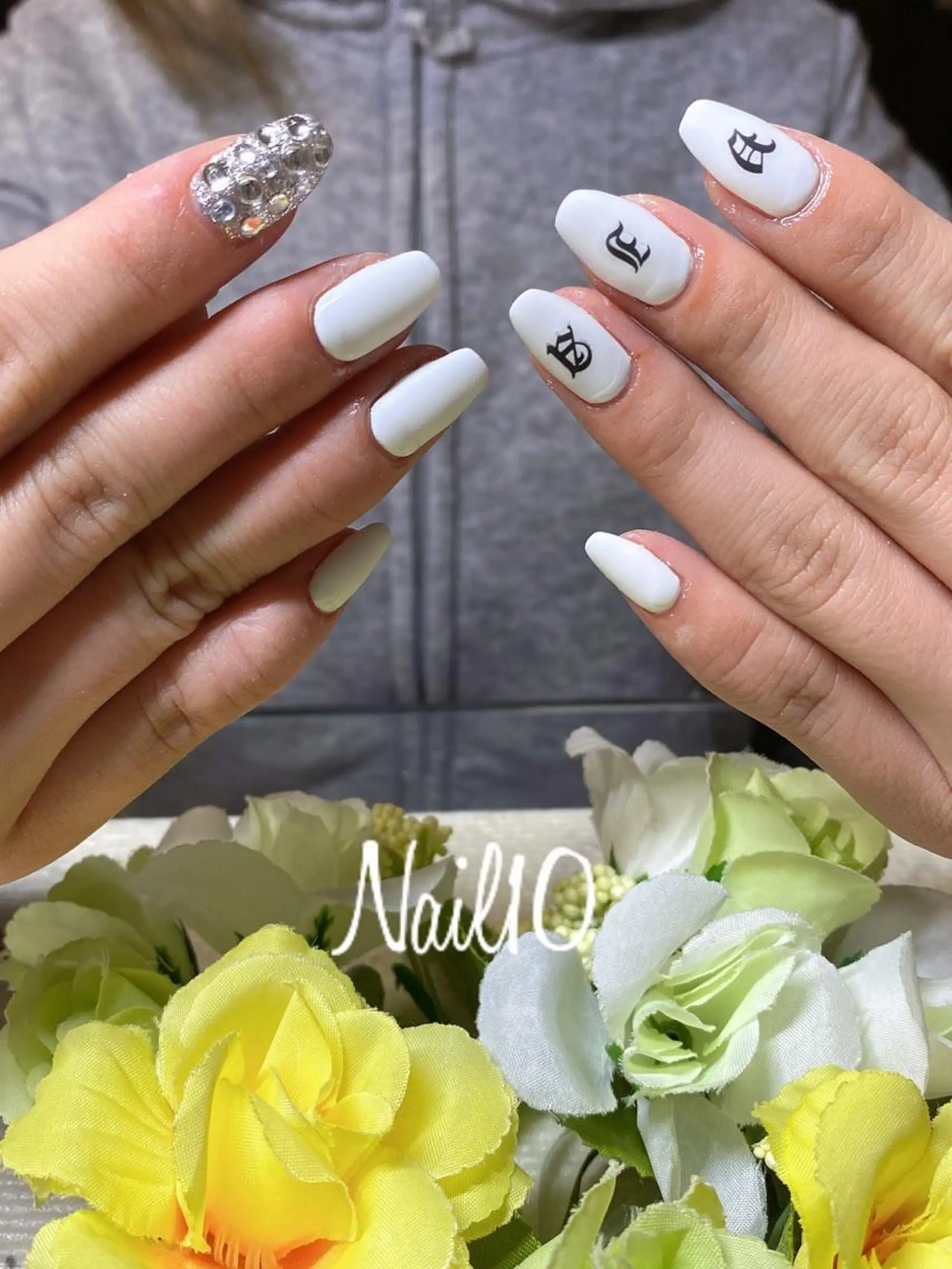 ネイル 長さ出し シンプルネイル Nail10 Kakoのネイルデザイン