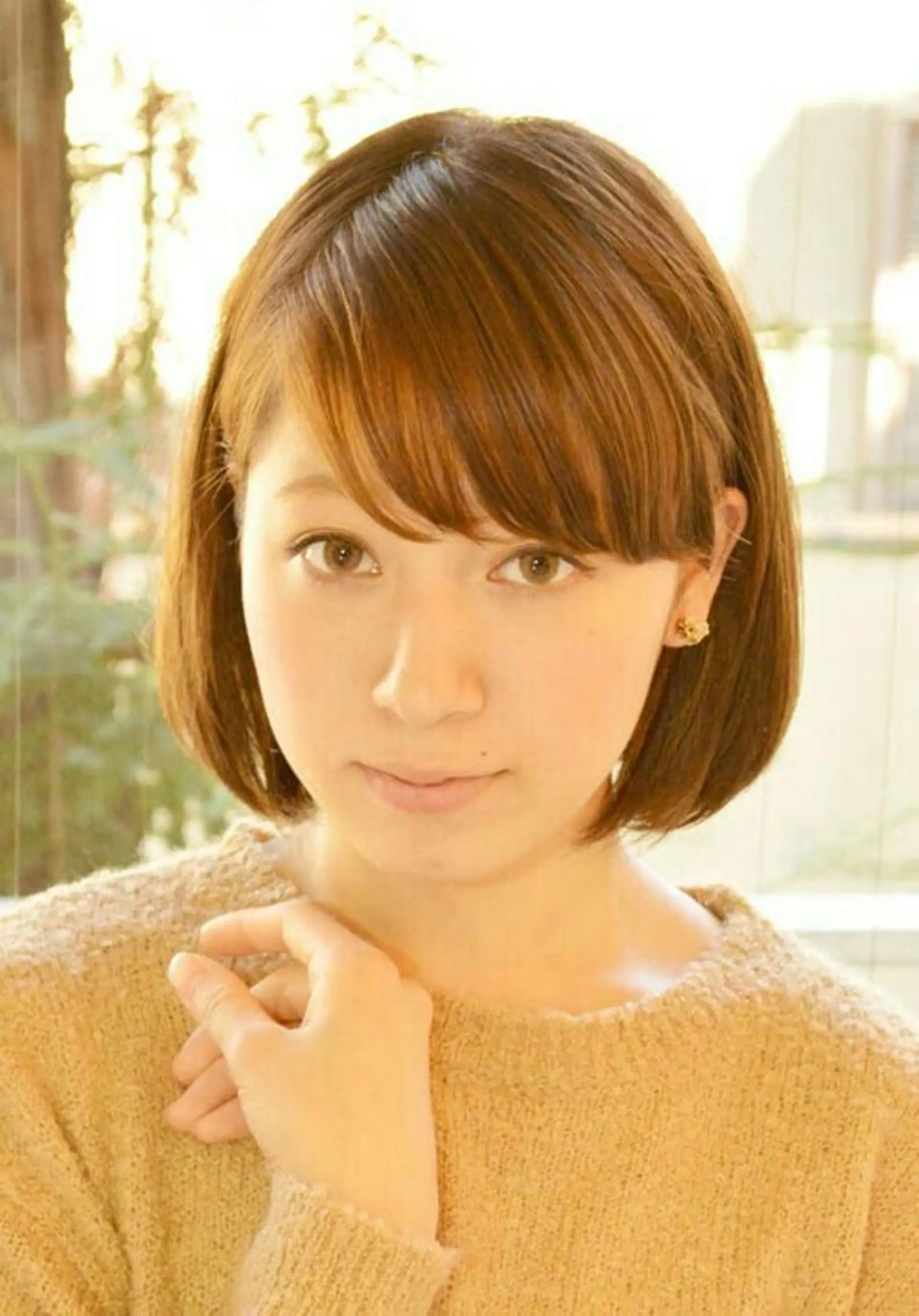 ミディアム カラー 小顔ショート✁ ⁂Yukari⁂のヘアスタイル