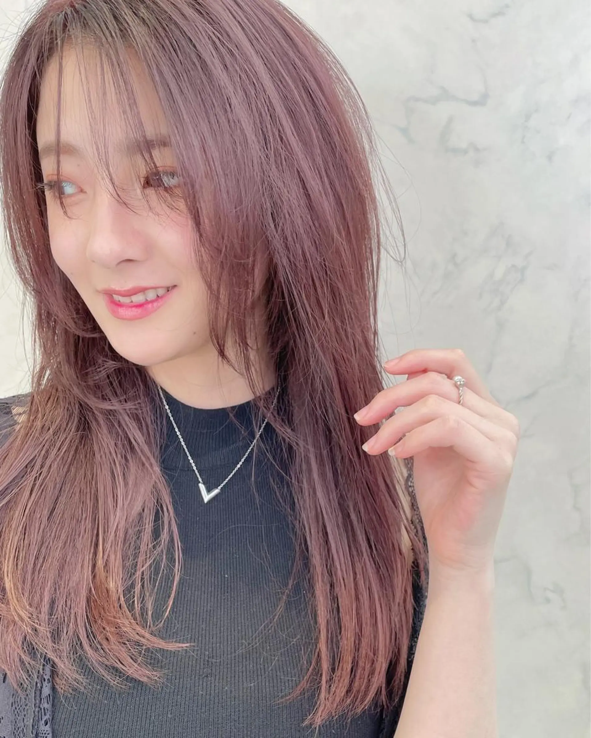 ロング チダアキフミ Ash大森のヘアスタイル