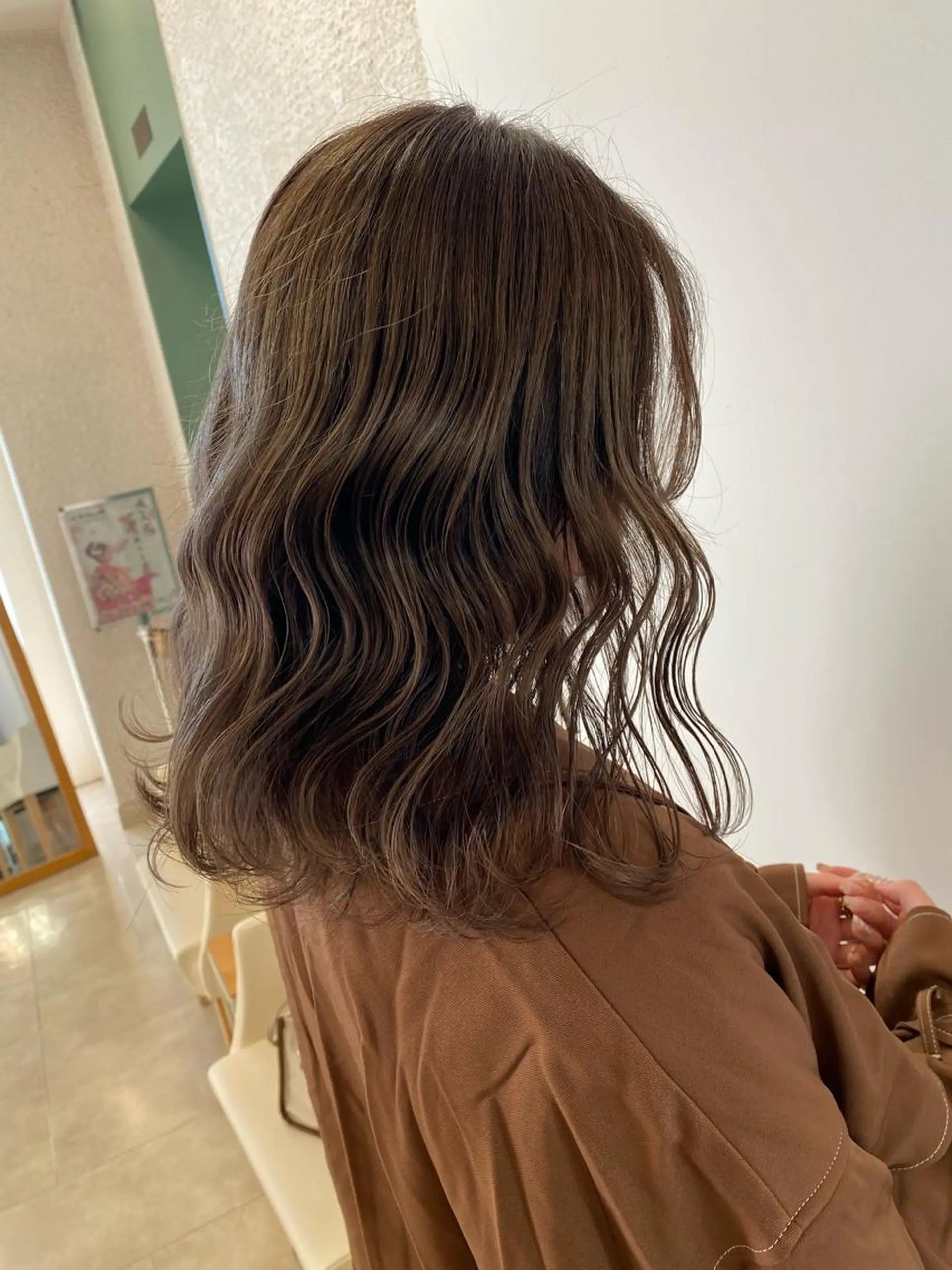 ミディアム カラー カット ヘアカラー ハイトーン/ウルフ /レイヤー/坂野幸伸のヘアスタイル