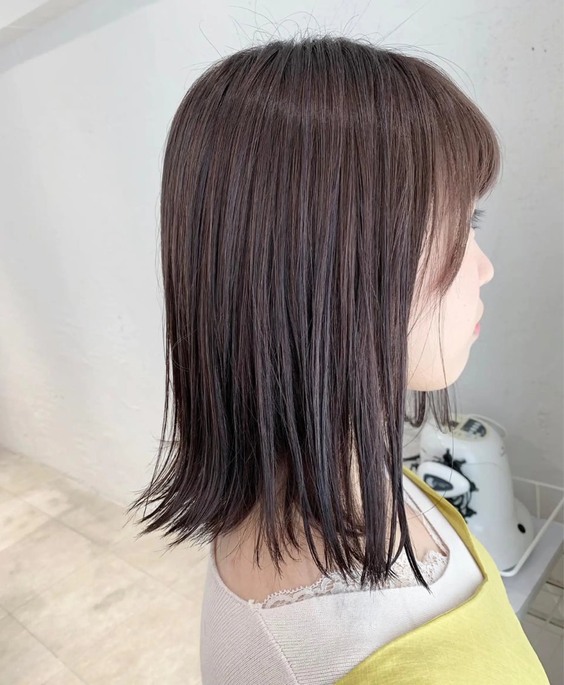 ミディアム カラー 韓国ヘア🇰🇷/ レイヤーカット✂︎のヘアスタイル