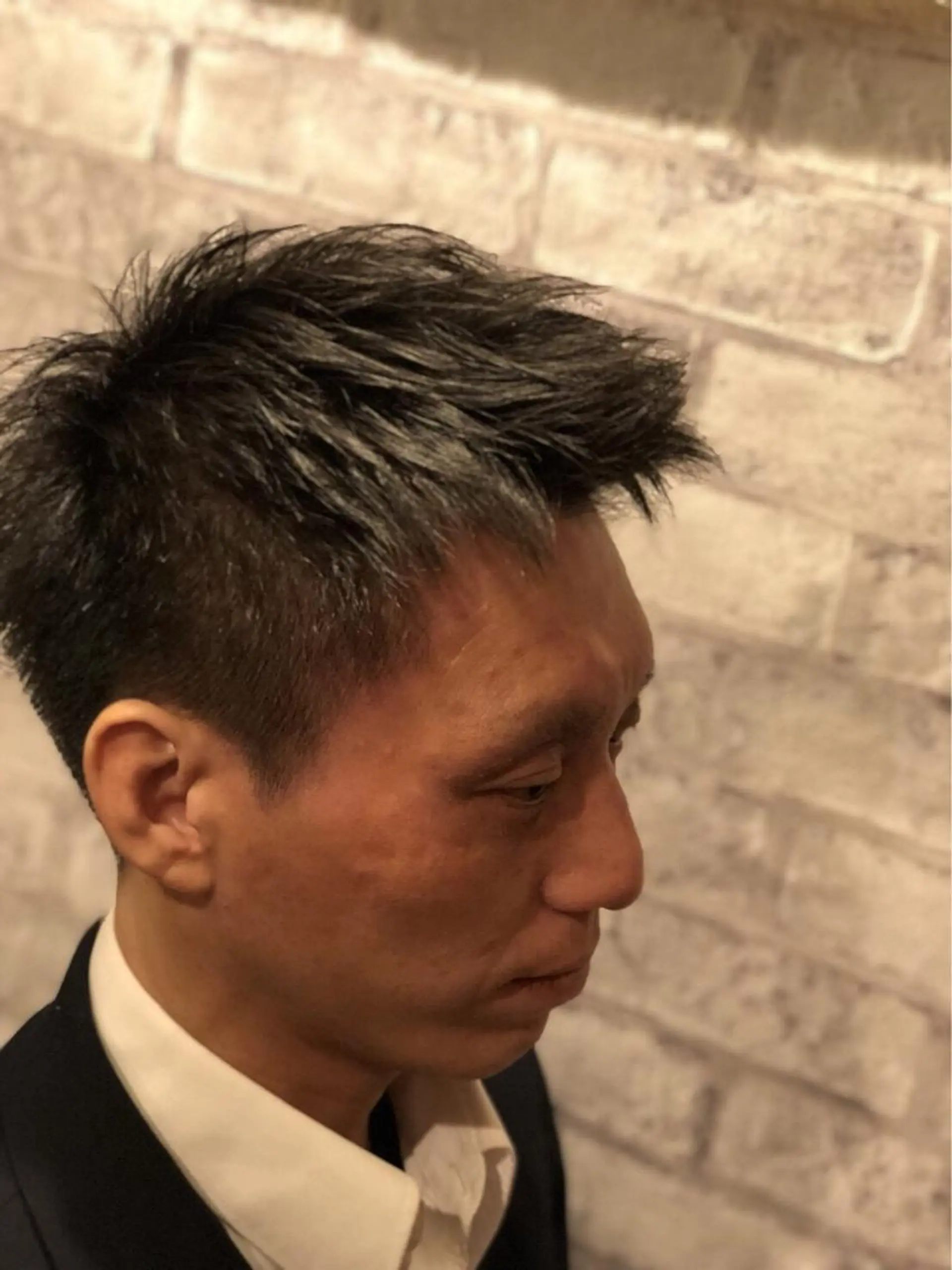 ショート メンズ ヒロ銀座 上口雄大のヘアスタイル