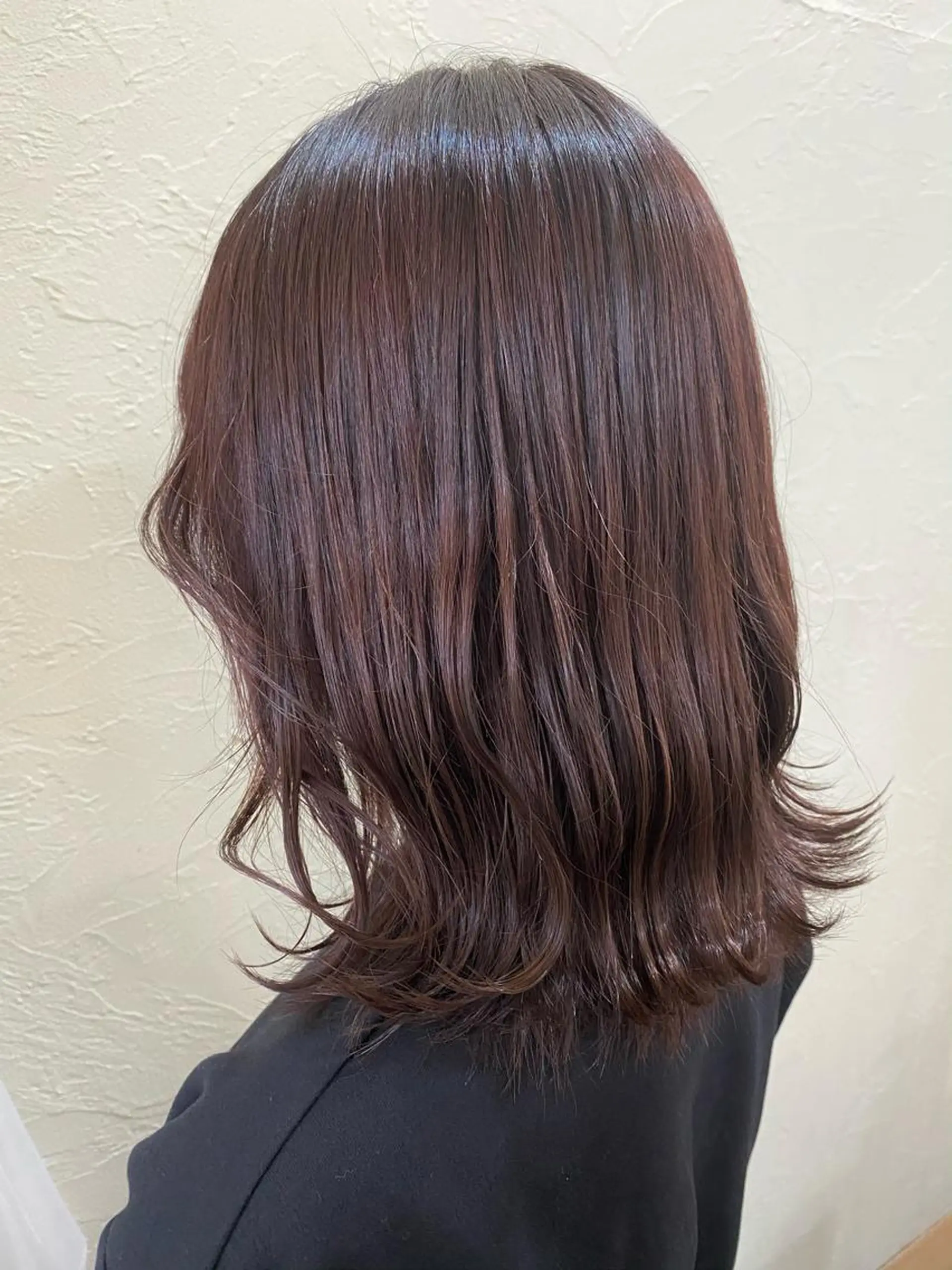 ミディアム カラー ブラウンカラー カット ヘアカラー トリートメント ENIF ヤマグチアツコのヘアスタイル