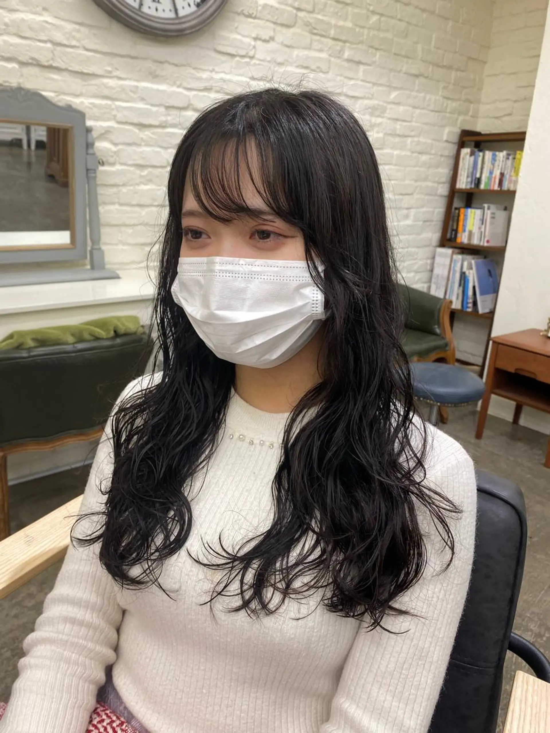 ロング パーマ ウルフ/レイヤー /パーマ　ナユタのヘアスタイル