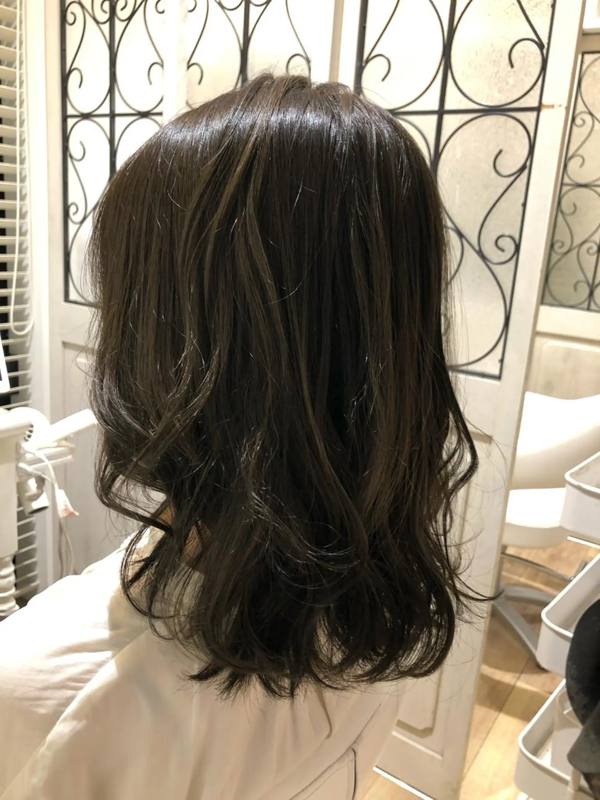 ミディアム カラー アクアカラー ミント ✨🌿大人可愛い愛さ れhair🌿✨松本のヘアスタイル