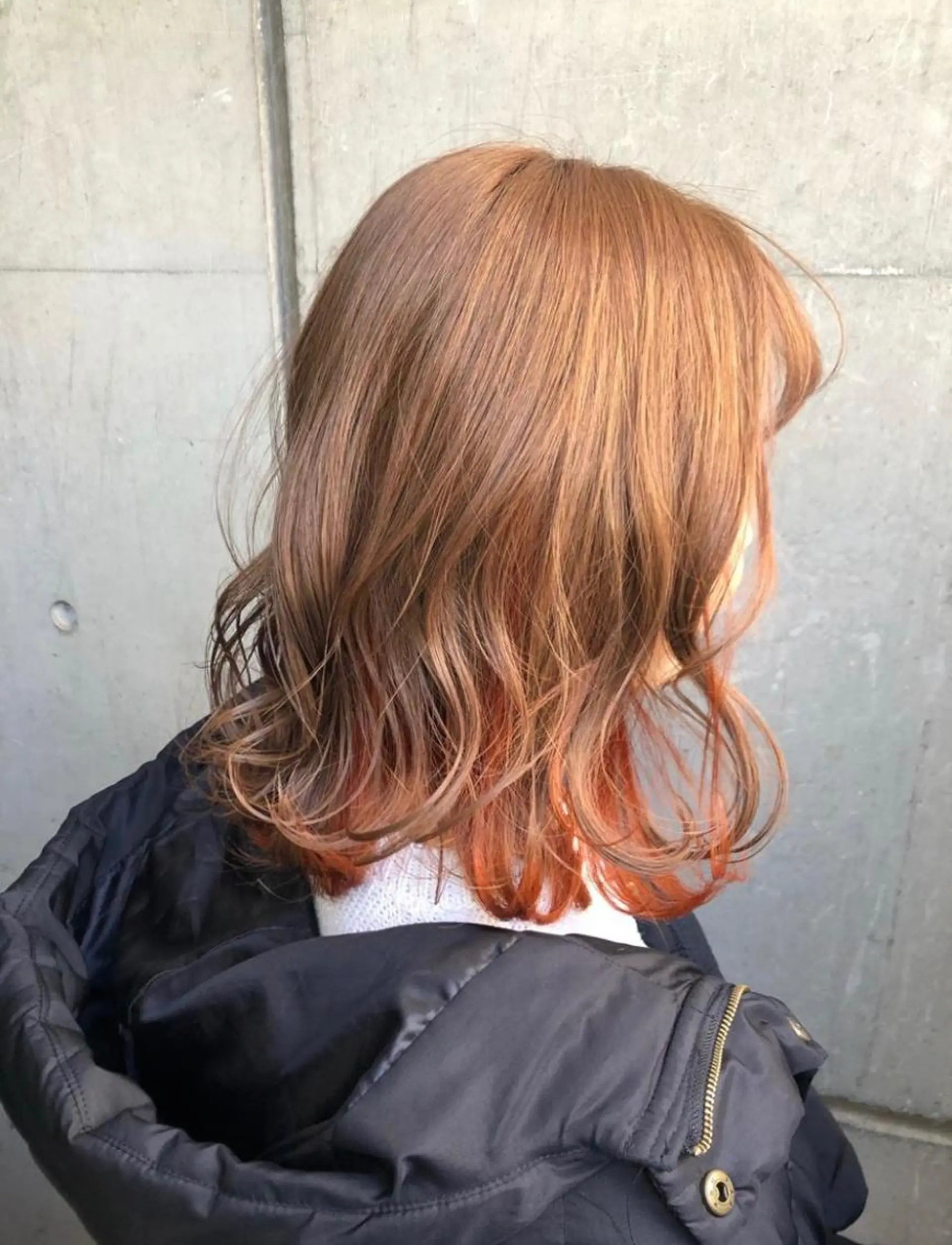 ミディアム カラー ブリーチ 透明感カラー デザインカラー インナーカラー Kimura Miyukiのマツエク・マツパデザイン