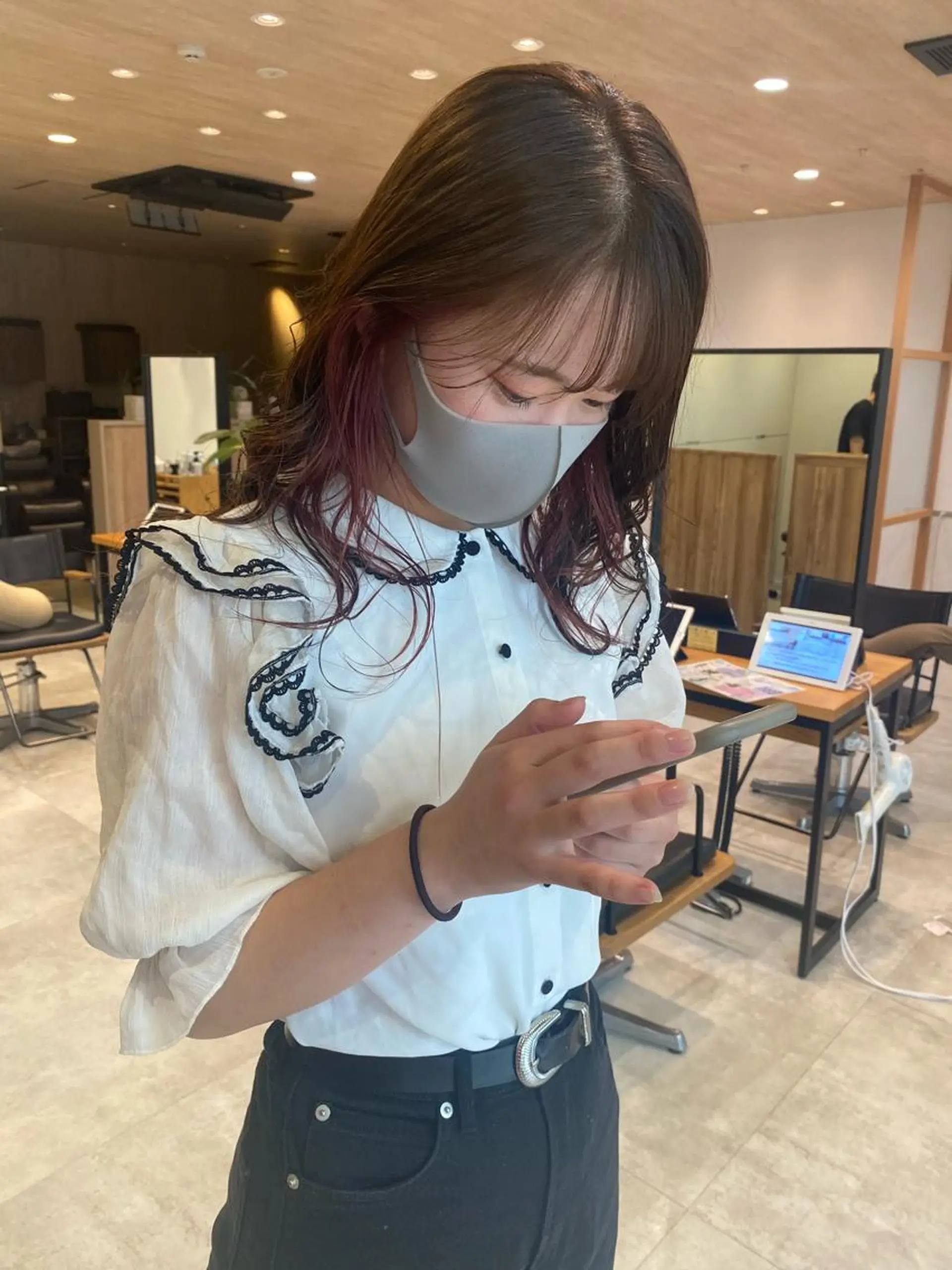 ロング カラー ヘアアレンジ ブリーチ インナーカラー ヘアカラー トリートメント ヘッドスパ パーマ指名No1 /namiのヘアスタイル