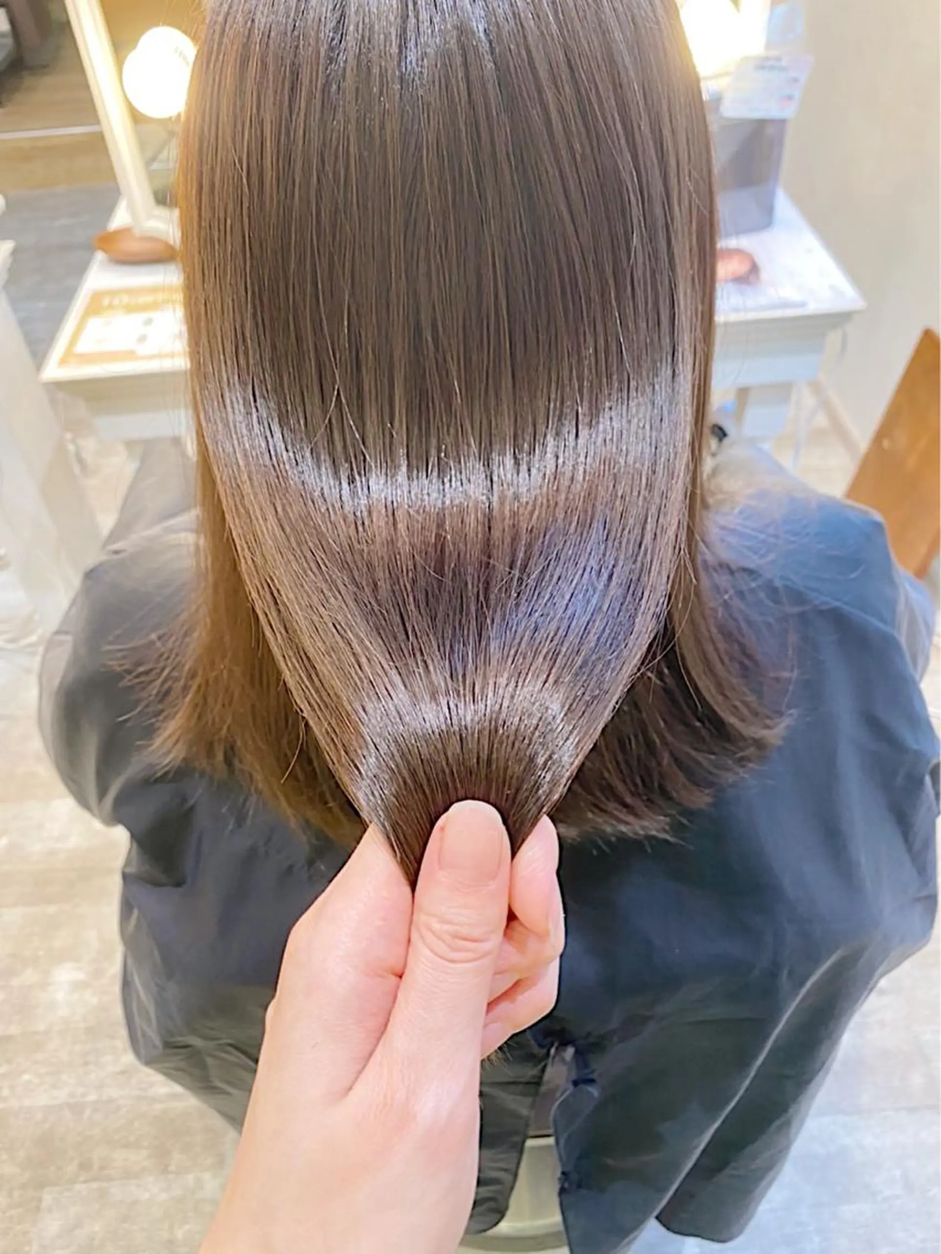 セミロング トリートメント エクステ/ハイトーン 🐏☁️miminaのヘアスタイル