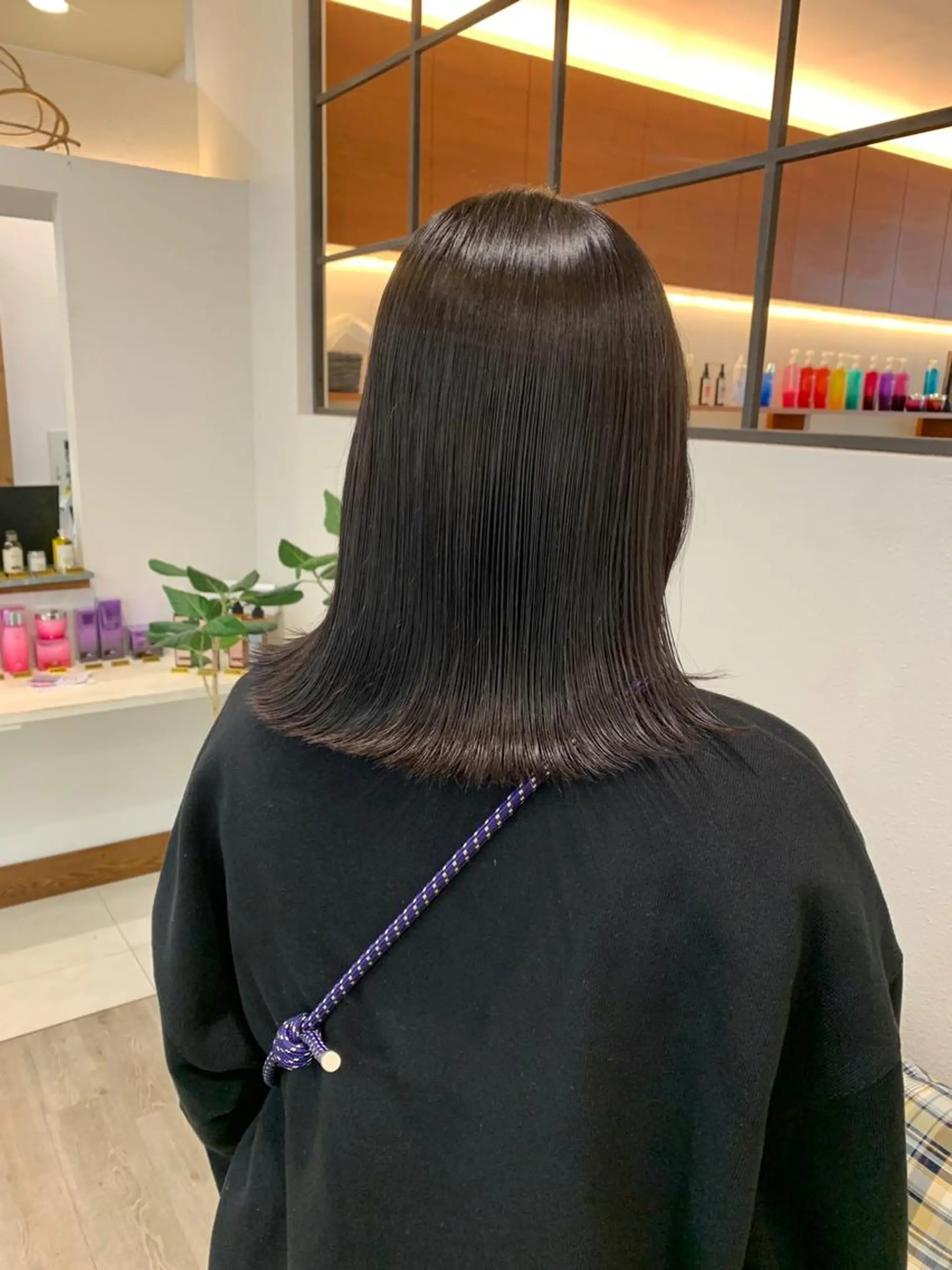 ミディアム カラー Door代官山所属・詩織/パーマ /代官山のヘアスタイル