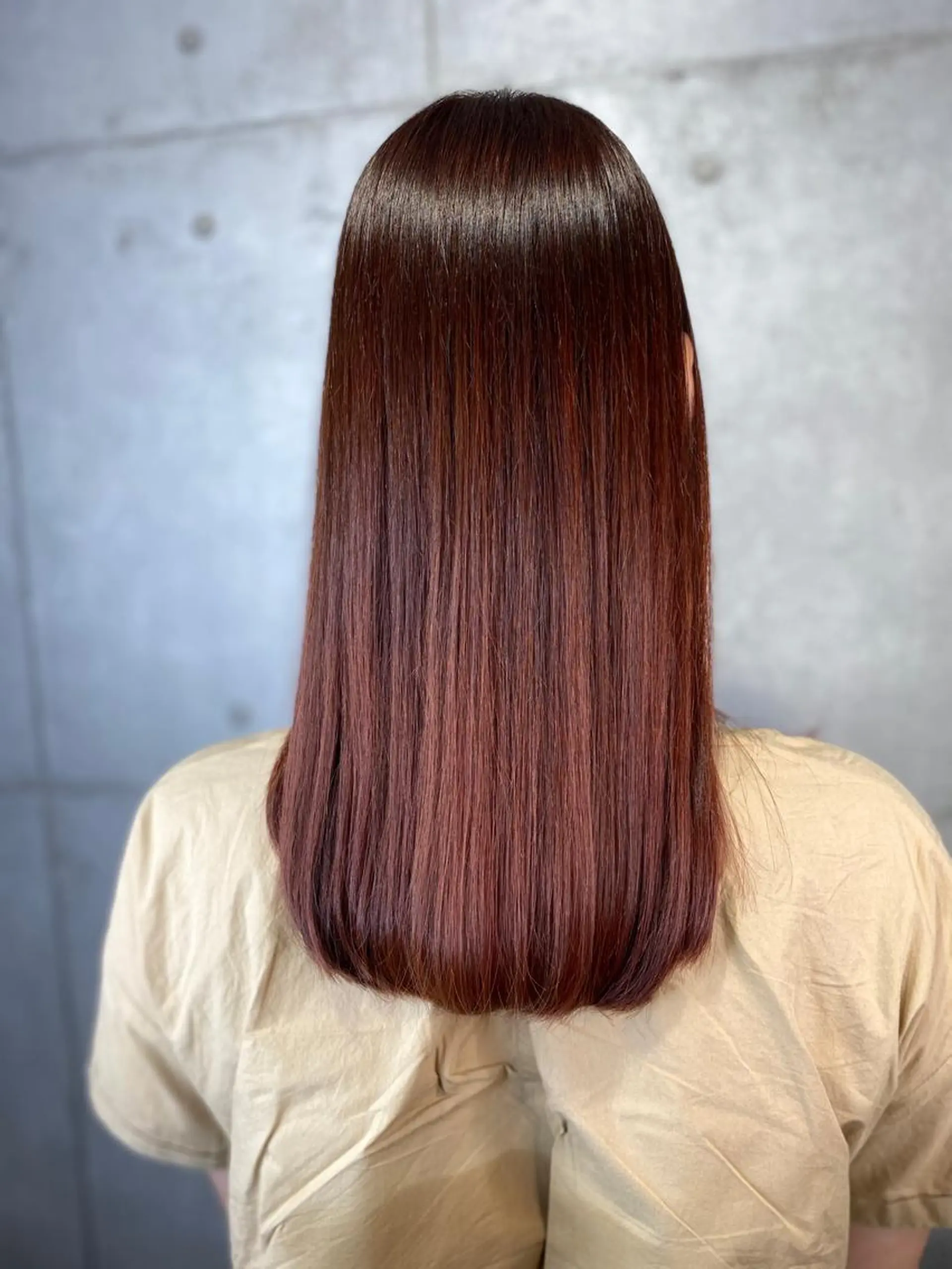 セミロング newi WASHIOのヘアスタイル