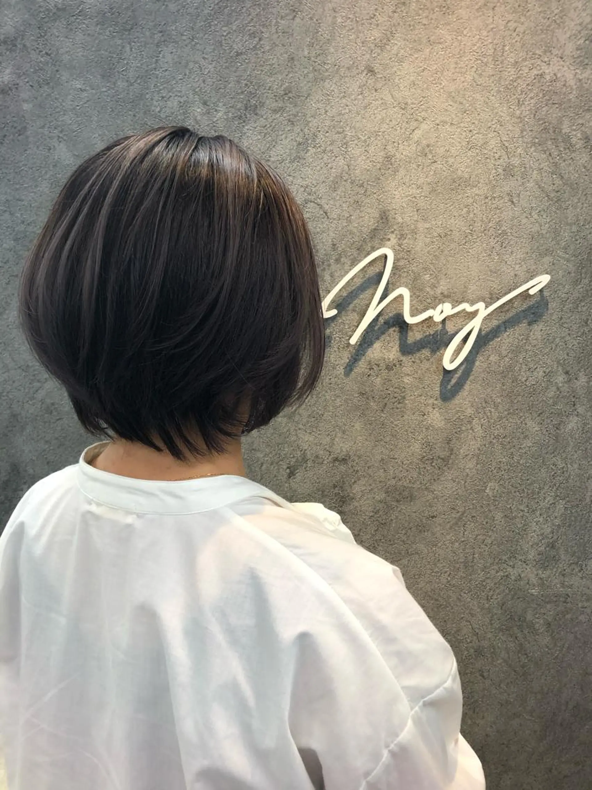 ショート カット ヘアカラー トリートメント Noy所属・Noyヨシモト ヒロトのヘアスタイル