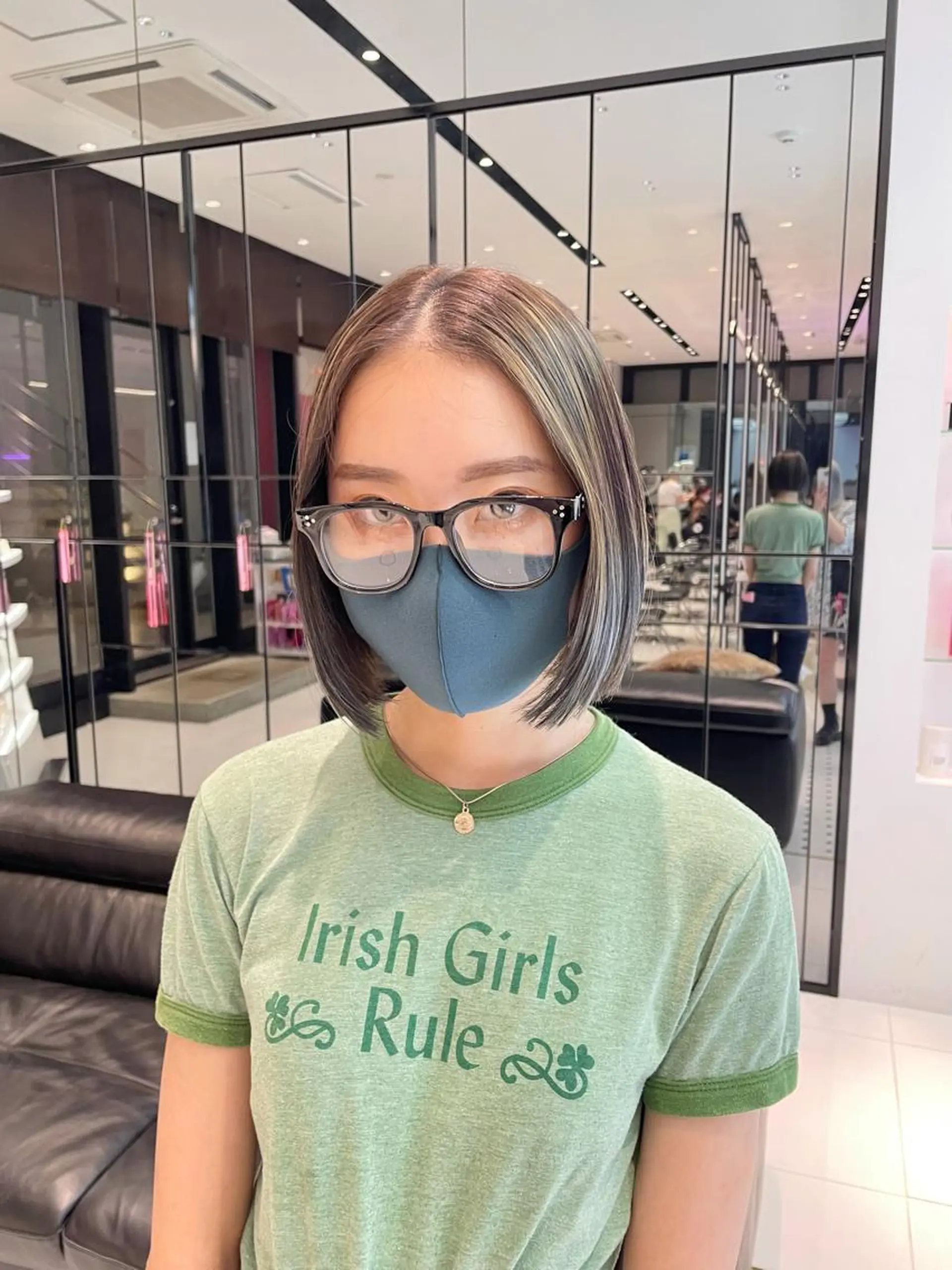 ショート カラー ヘアアレンジ ハッシュカット/ 韓国ヘア☽⋰mahoのヘアスタイル