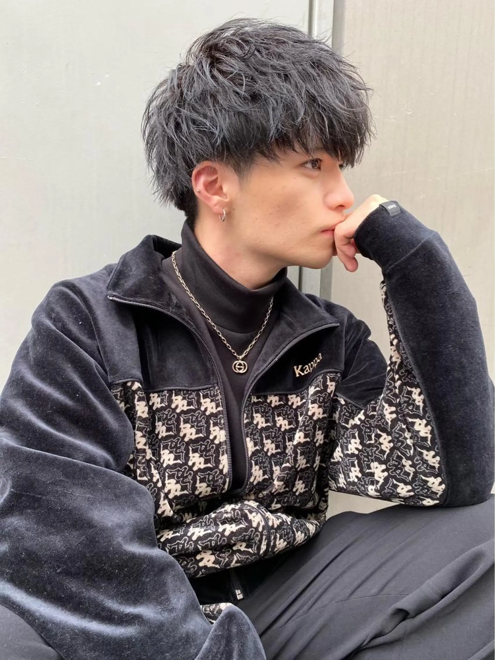 ショート EMIL/上野駅近 /ブリーチ縮毛矯正のヘアスタイル