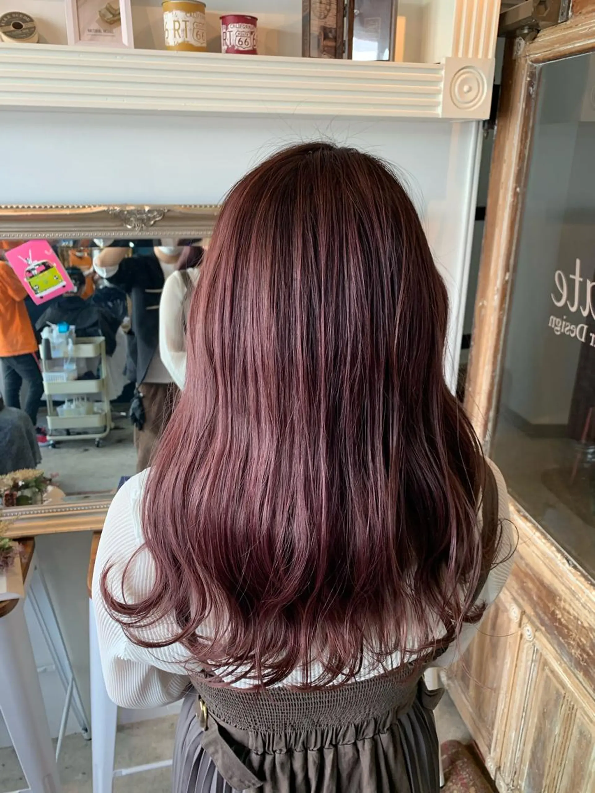 セミロング ヘアカラー トリートメント ヘッドスパ ヘアセット 大宮/山口 竣也のヘアスタイル