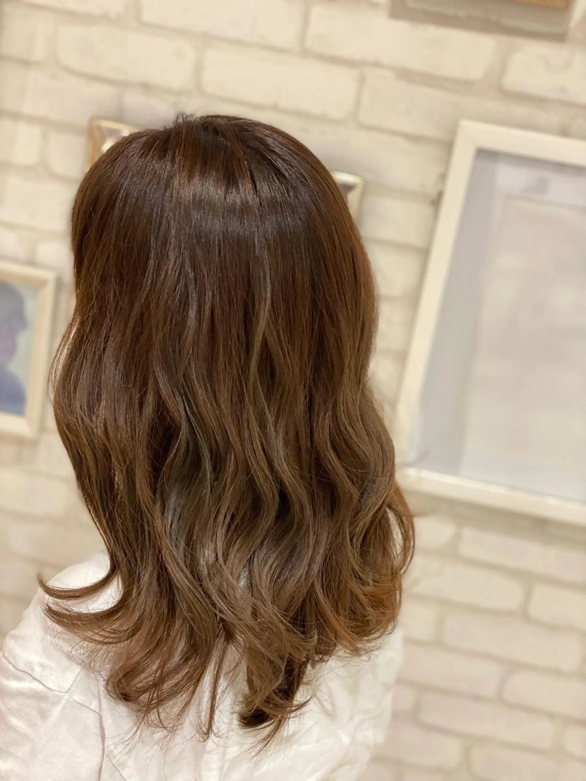 セミロング 尾崎 優也のヘアスタイル