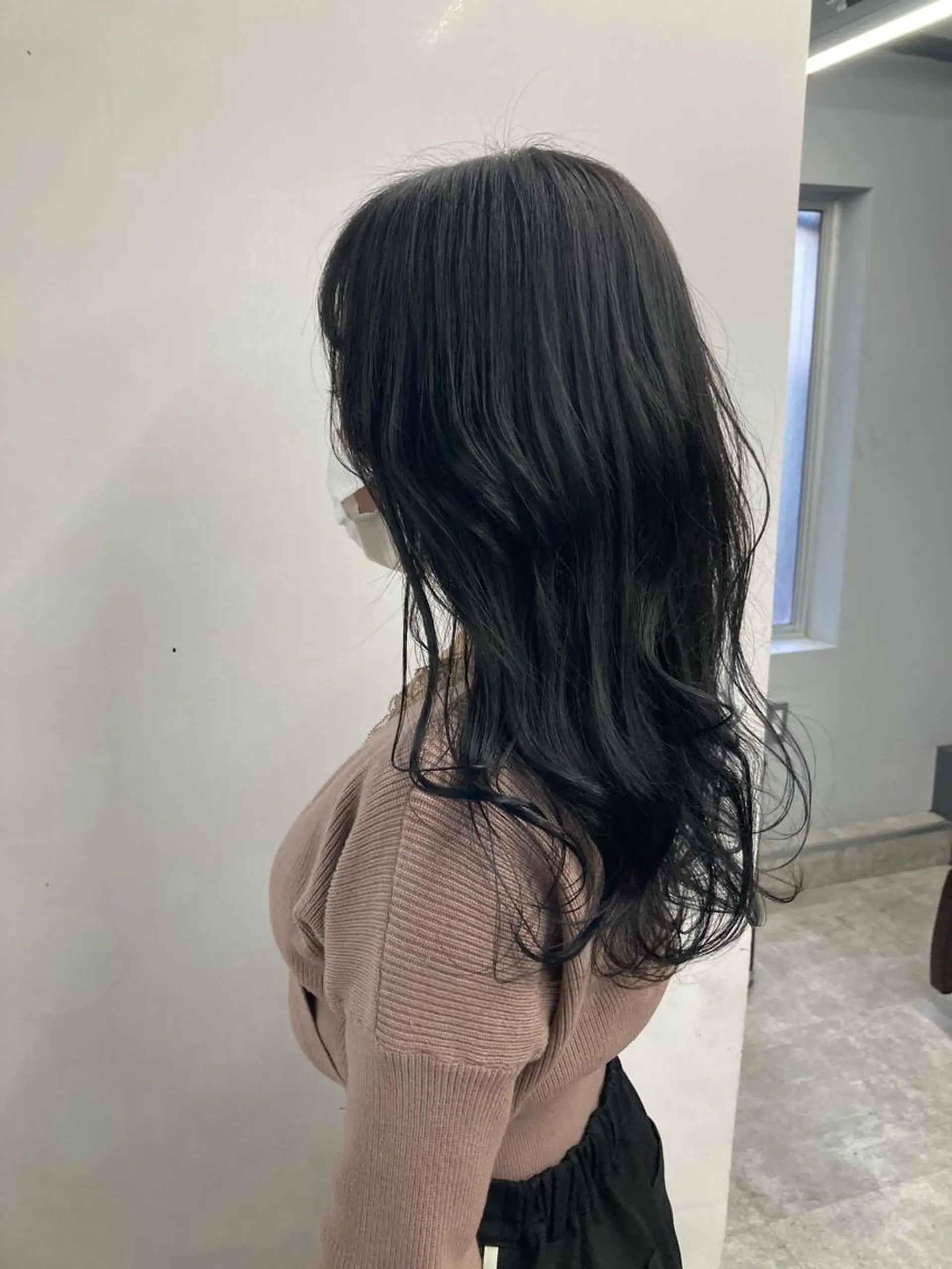 セミロング カラー ブルーカラー ブルージュ ヘアカラー ブリーチ&似合せボブ 田中寛十のヘアスタイル