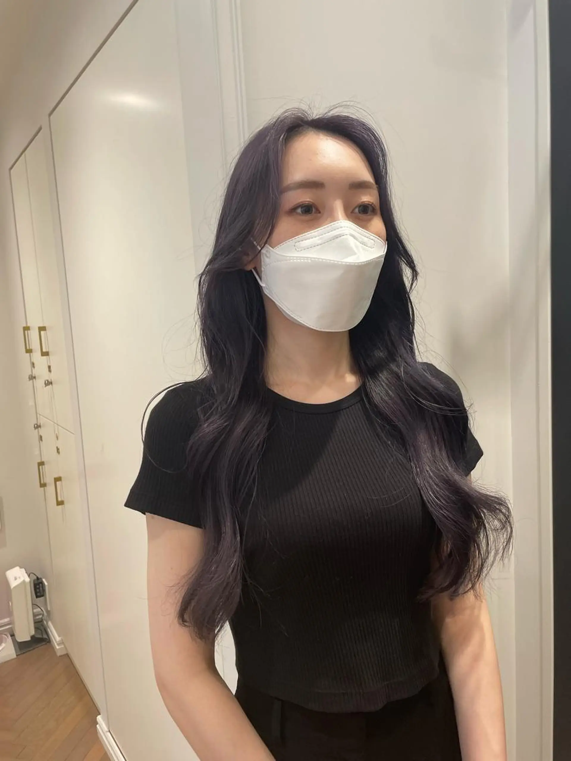 ロング カット ヘアカラー 韓国ヘア🤍 慎之介のヘアスタイル