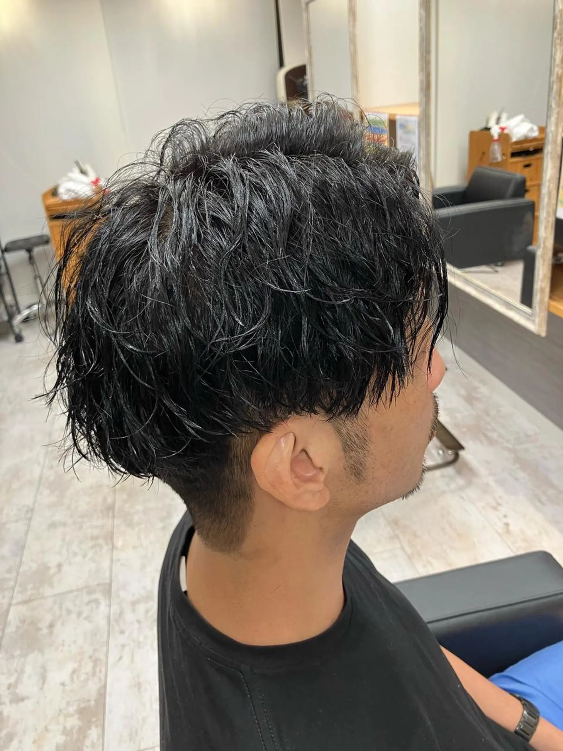 パーマ メンズ カット パーマ メンズ特化/パーマ/ フェードWATARUのヘアスタイル