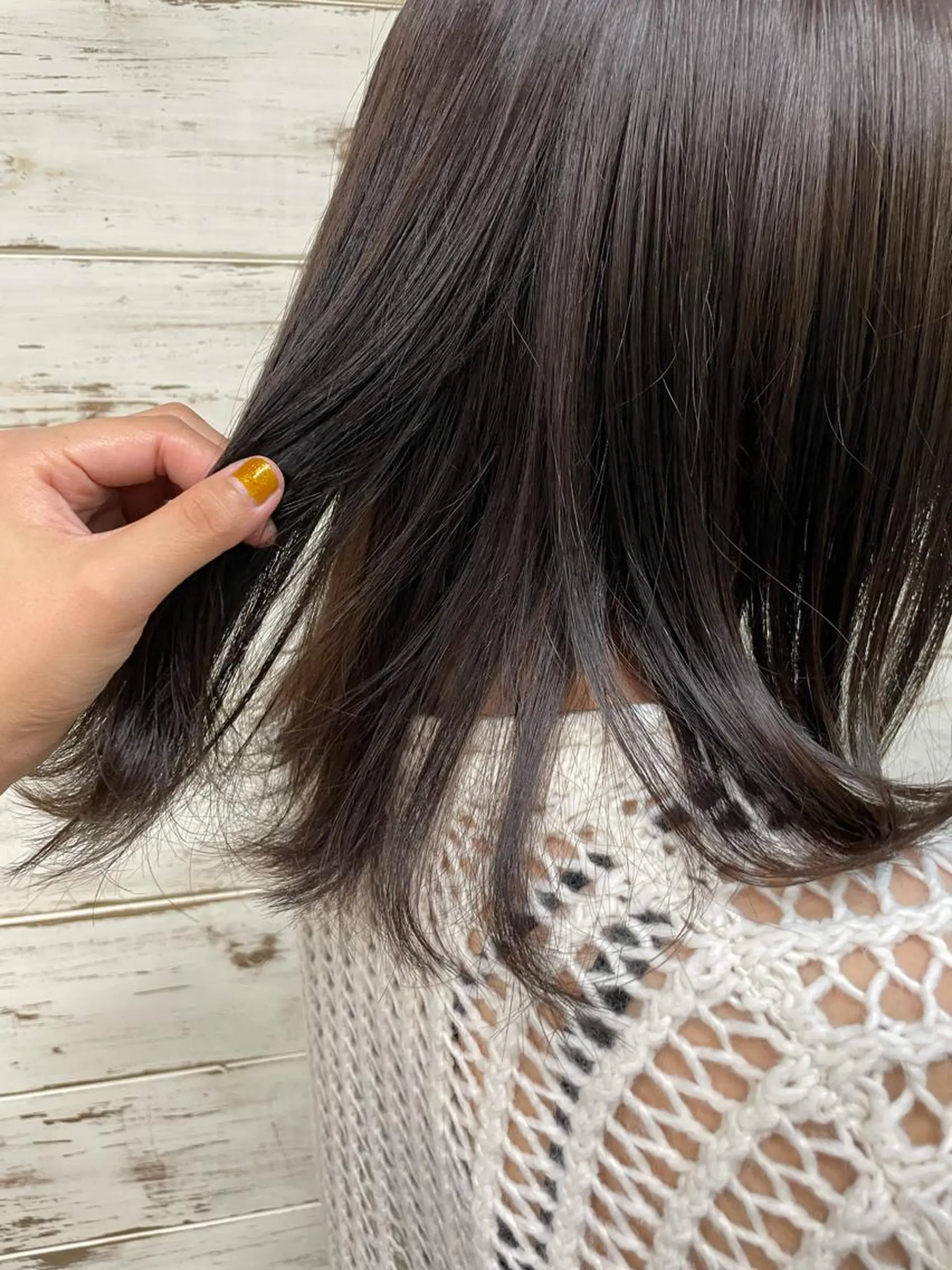 ミディアム カラー 高橋 みく/ minim 暖色のヘアスタイル