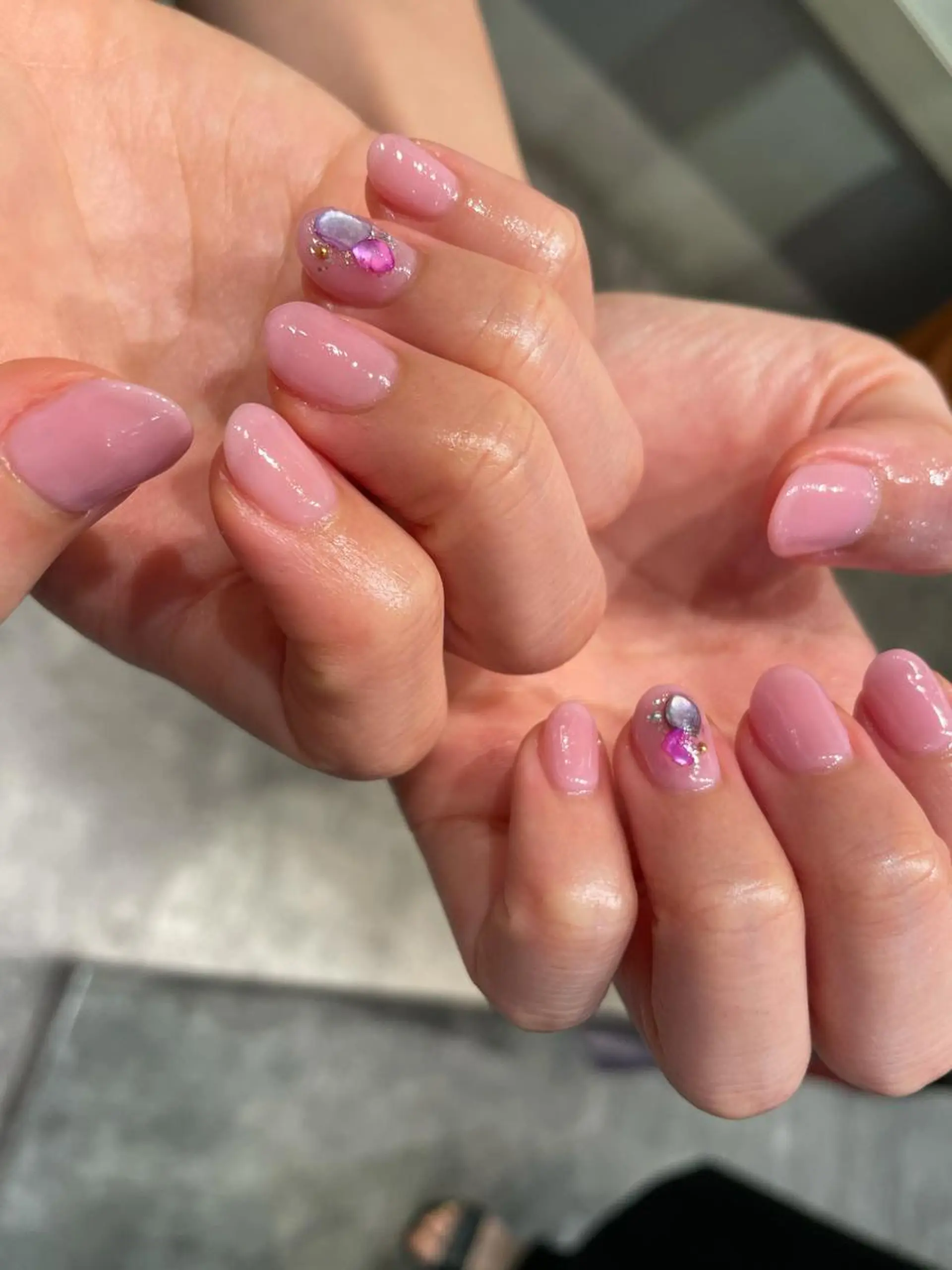 ネイル パープル Classy【クラッシー】所属・Classy: Mizukiのネイルデザイン