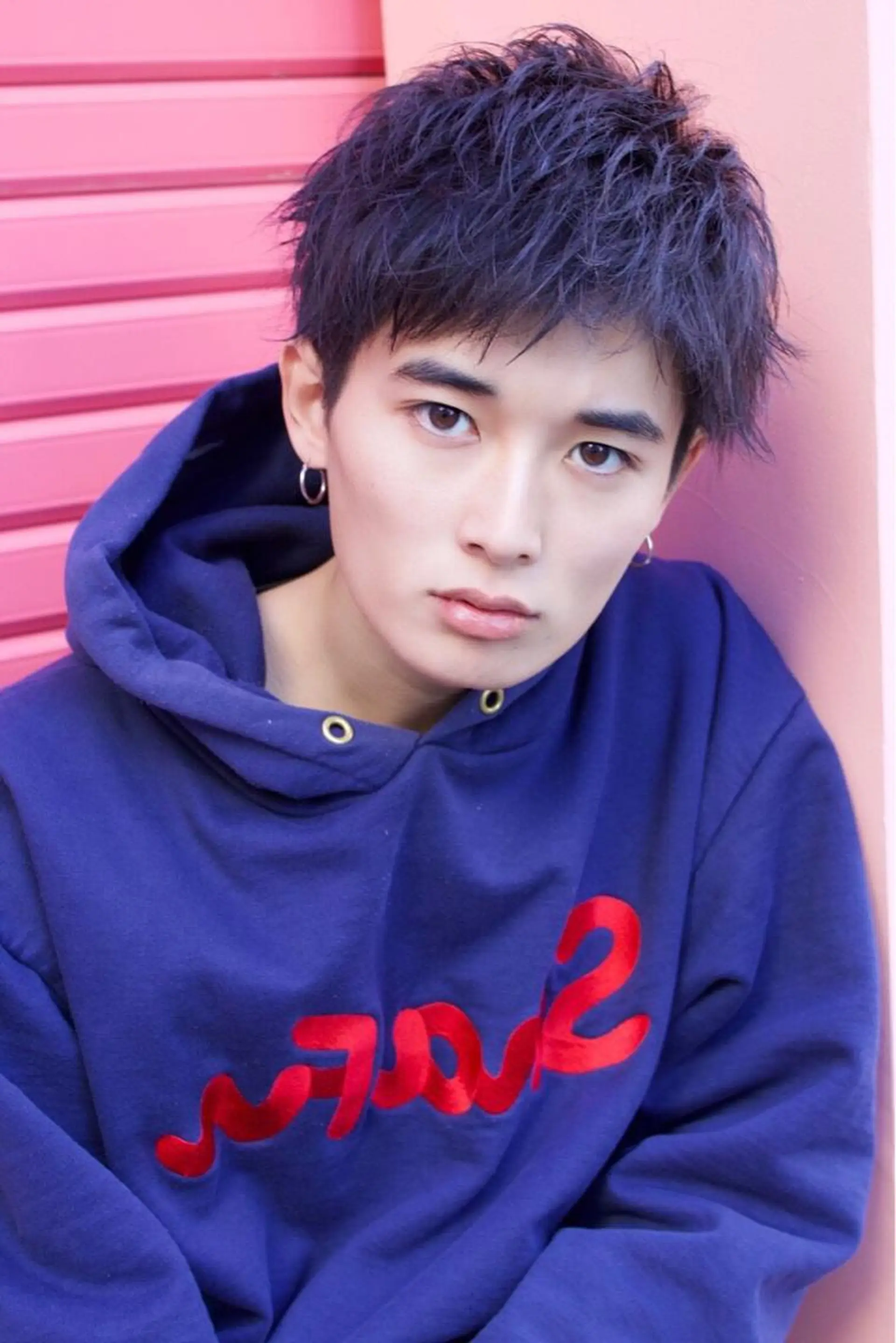 ショート パーマ メンズ ヘアカラー トリートメント ヘッドスパ ヘアセット ベージュグレージュ 💕しゅーじ💕のヘアスタイル