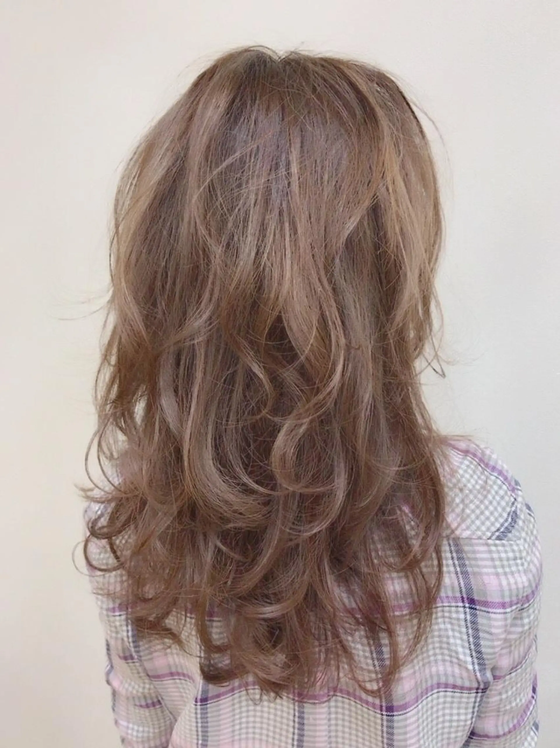 ロング アッシュ ハイライト Hair salon　MARRON所属・MARRON 🍊mihoのヘアスタイル