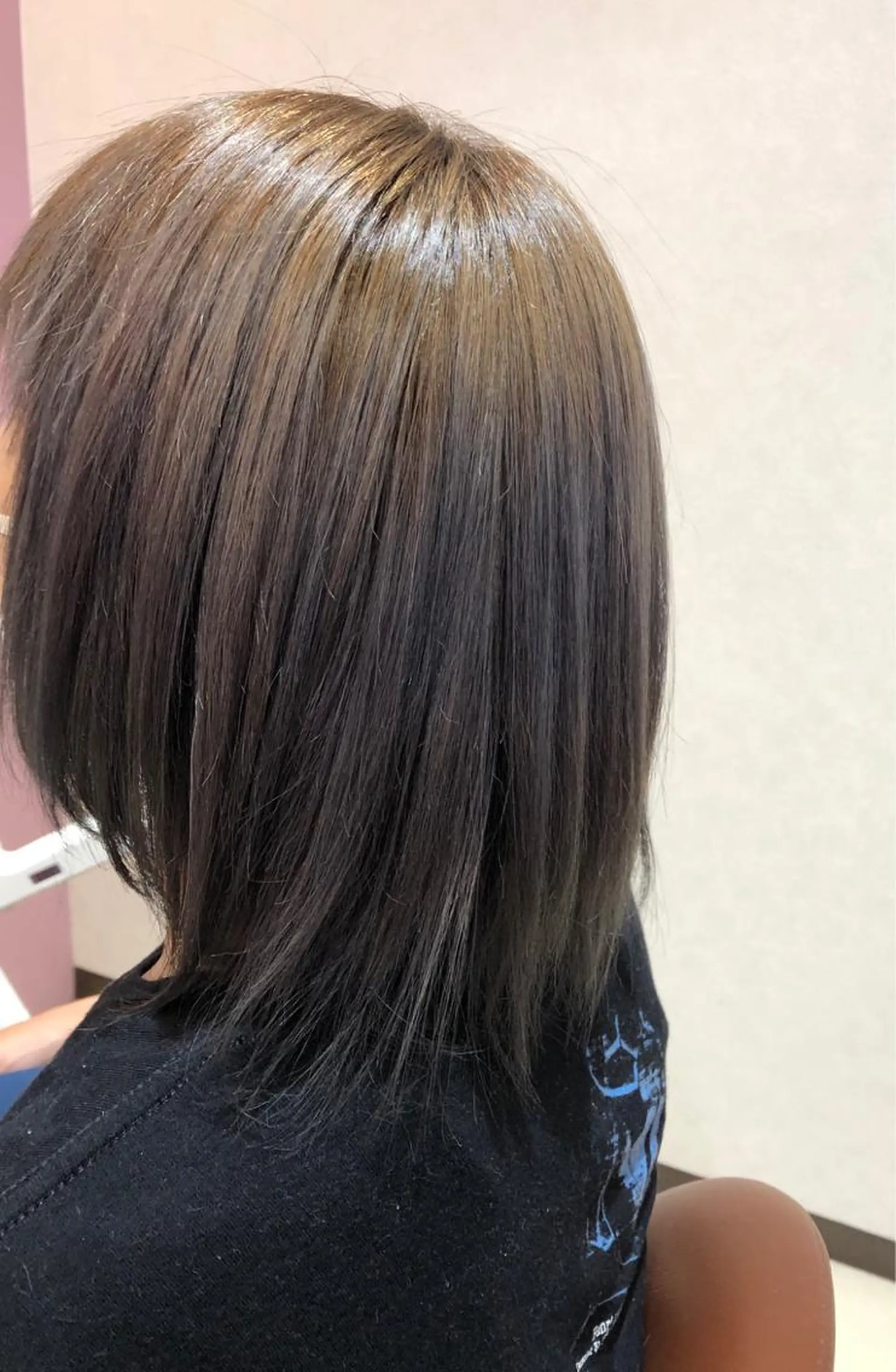 ミディアム カラー 髪質改善 トリートメント 大阪長居🌱野見山 卓也のヘアスタイル