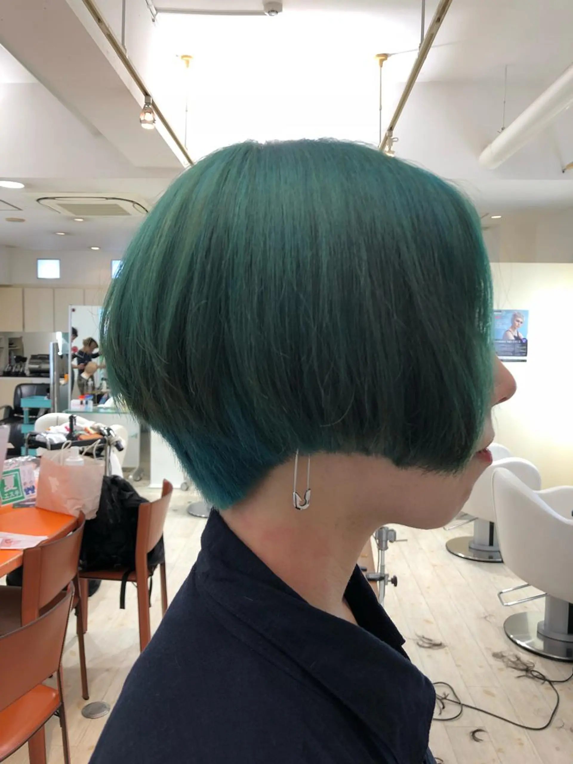 ショート カラー 難波/心斎橋/ボブ/ 髪質改善/ハイトーンのヘアスタイル