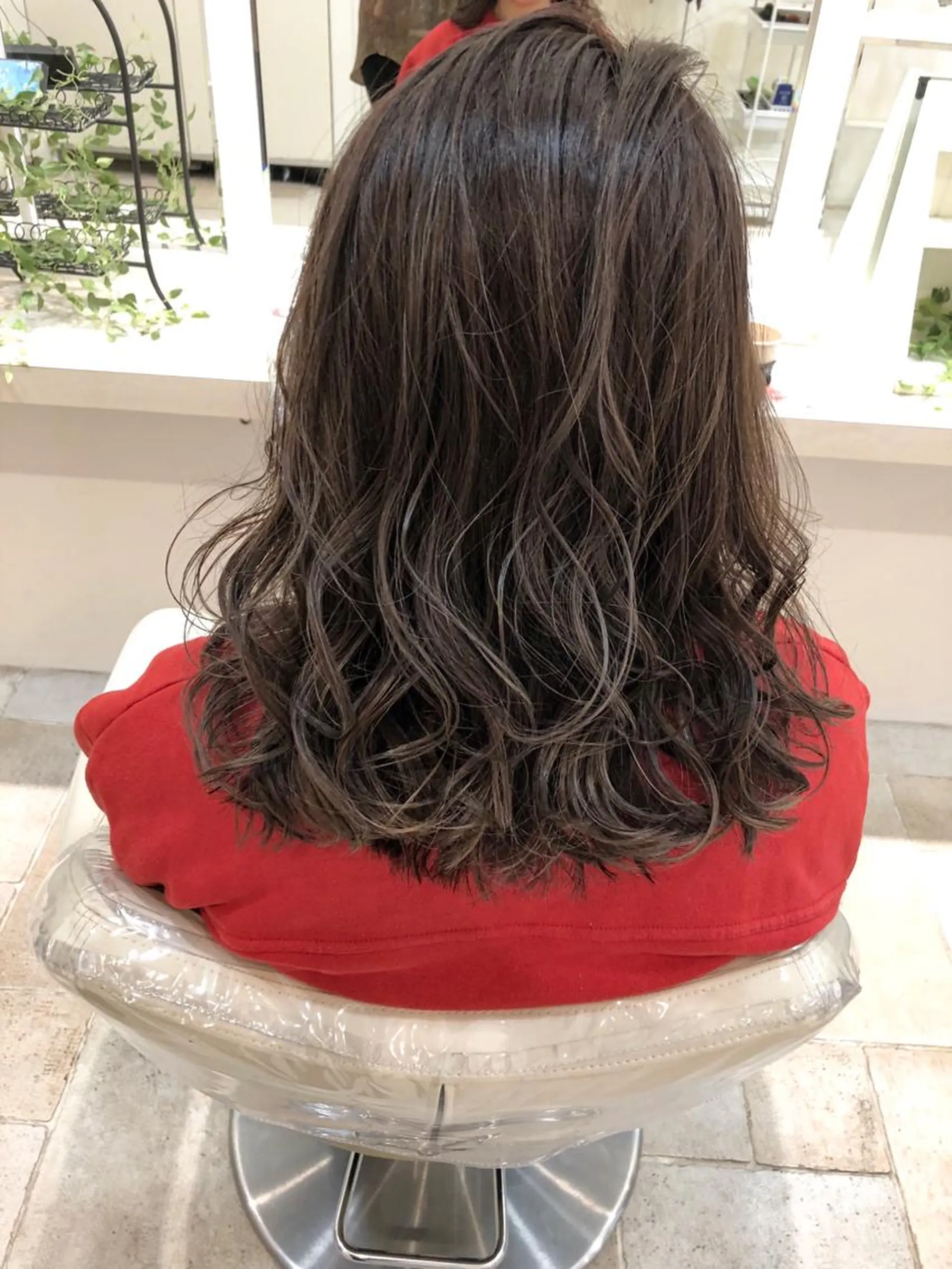カラー バレイヤージュ 東梅田エリアカラー ヘアセットNo. 1のヘアスタイル