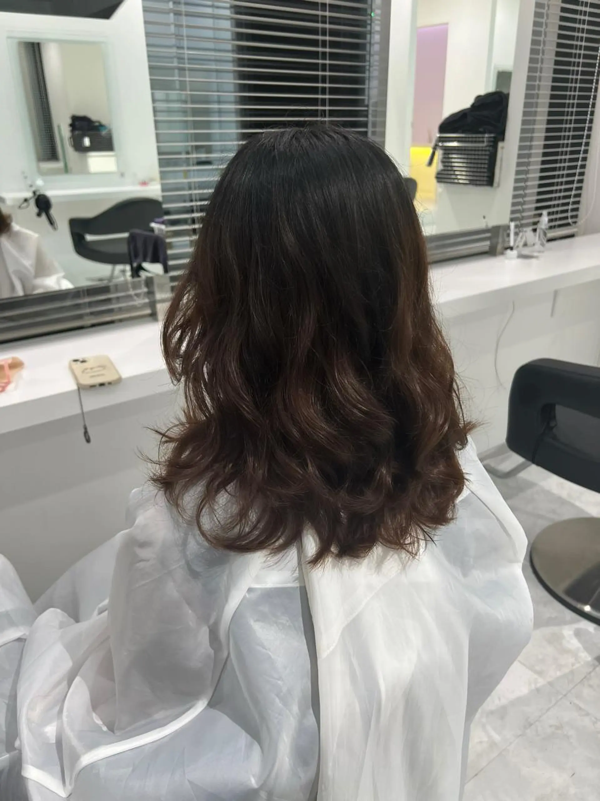 ミディアム パーマ ✨池袋で1番キレイな ボブ✂️ケンボーのヘアスタイル