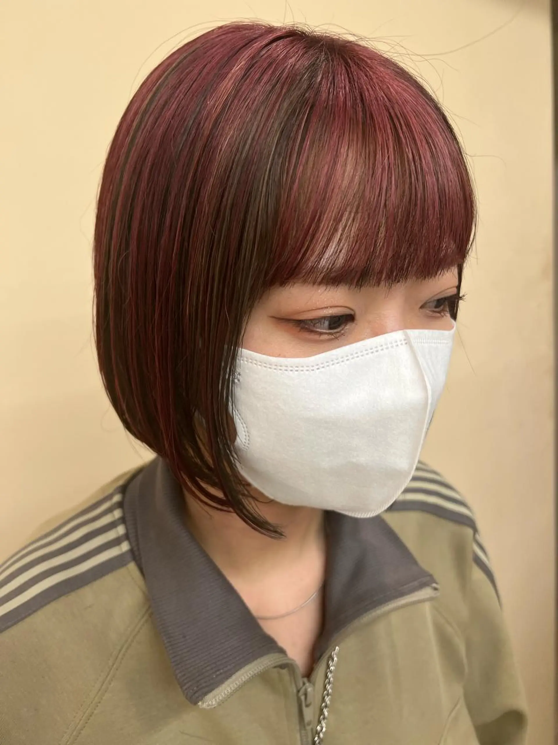 ショート カラー ボブ kento レイヤーカットのヘアスタイル