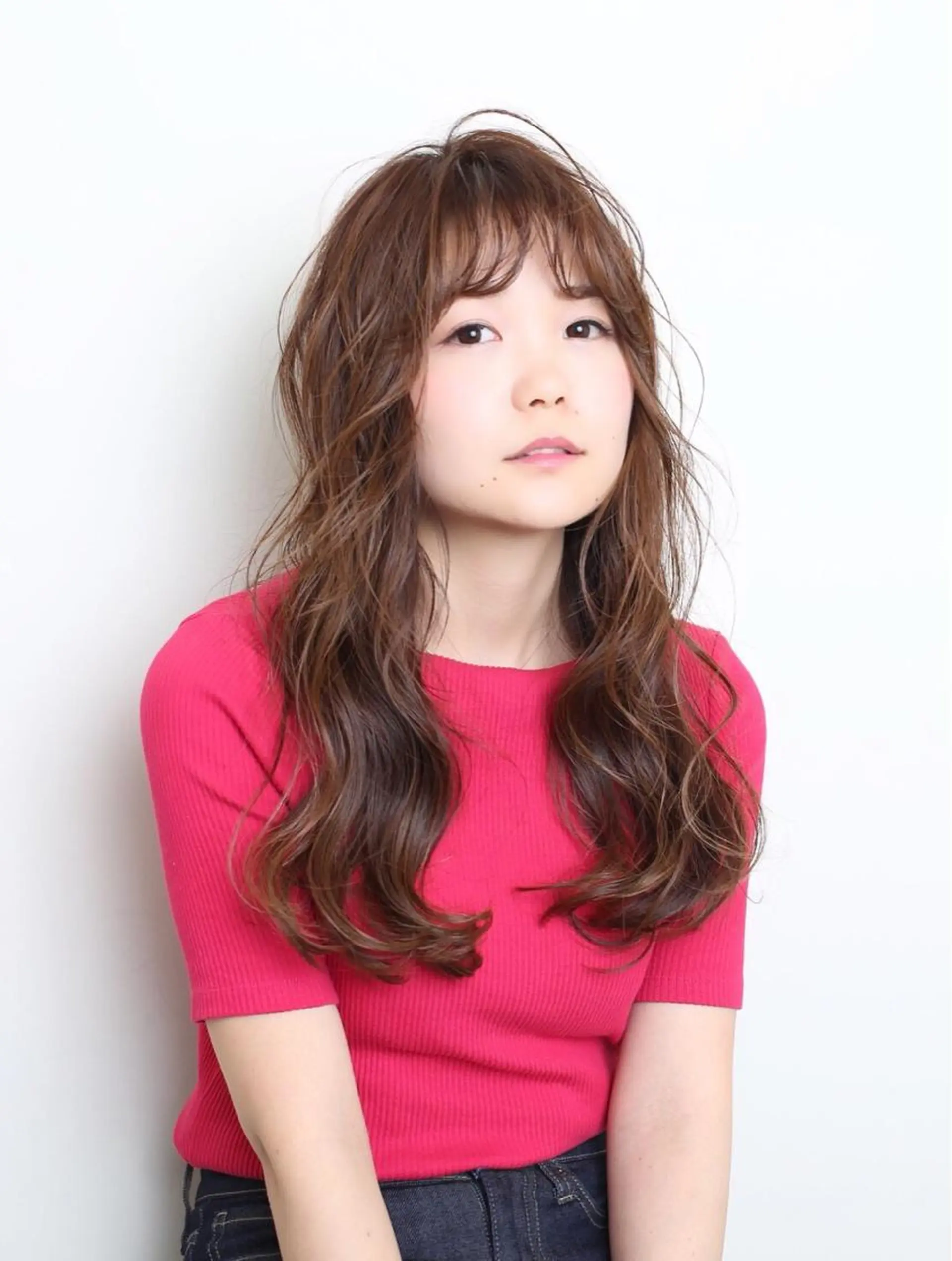 ロング カラー パーマ ▷▷▷ chicoのマツエク・マツパデザイン