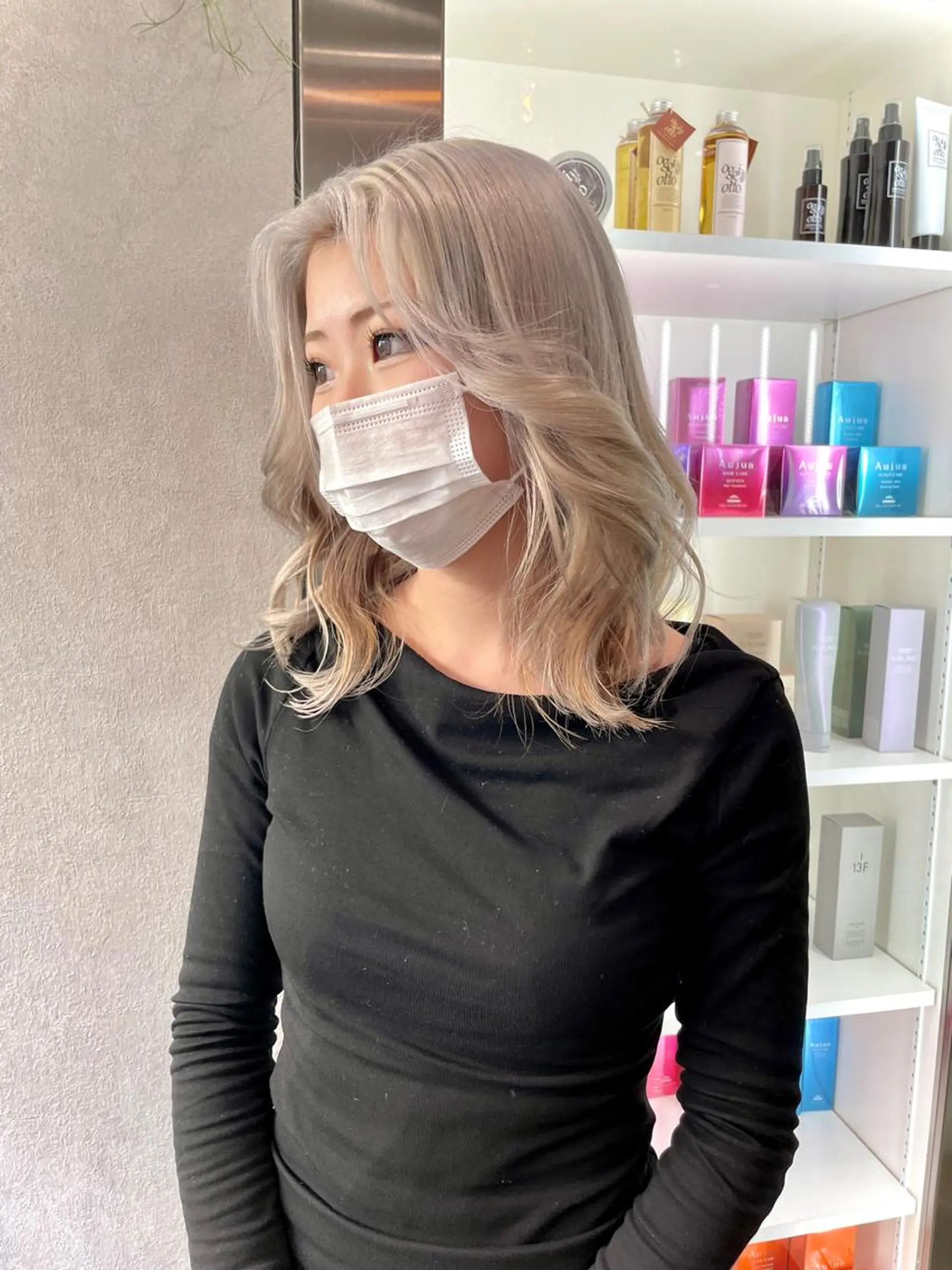 カラー スミレ /メンズ /コーンロウのヘアスタイル