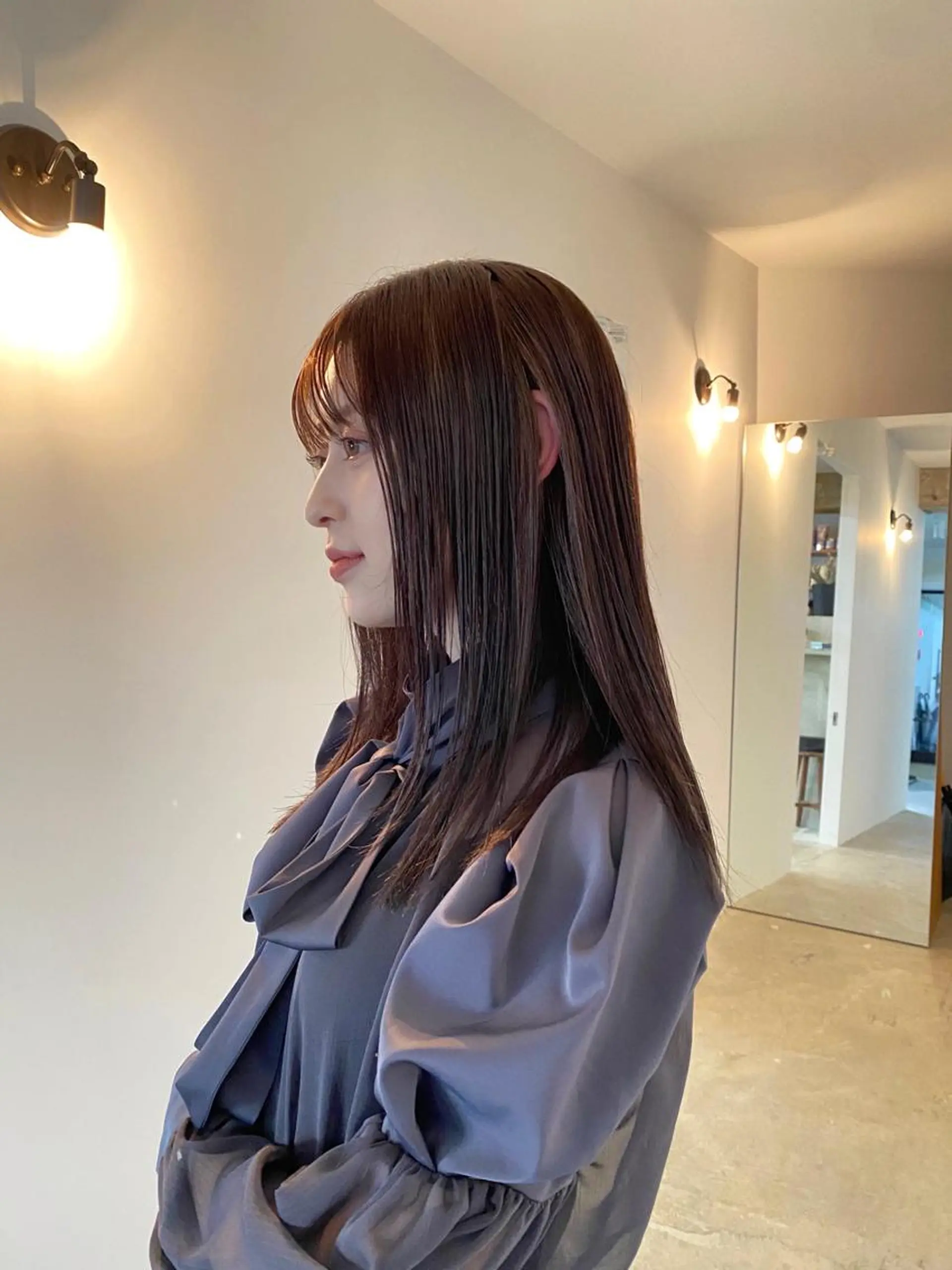 セミロング カット ヘアカラー GATTACA所属・KEI gattacaのヘアスタイル