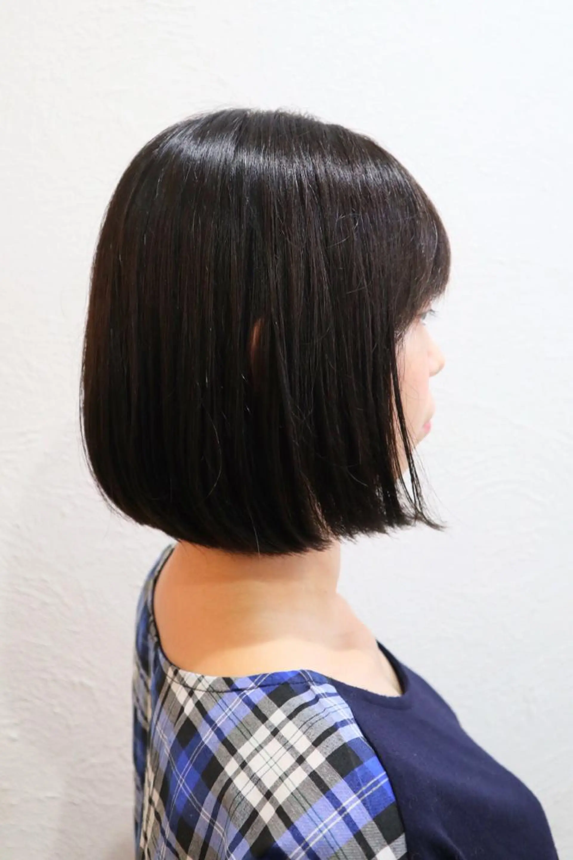 ミディアム ボブ トリートメント ヘアカラー トリートメント 西村 ようこのヘアスタイル