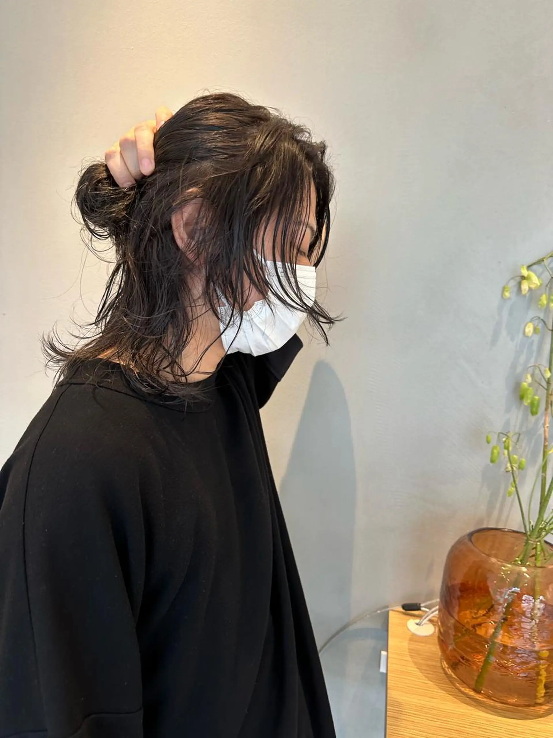 ミディアム カラー パーマ freelance lab所属・iizuka akiのヘアスタイル