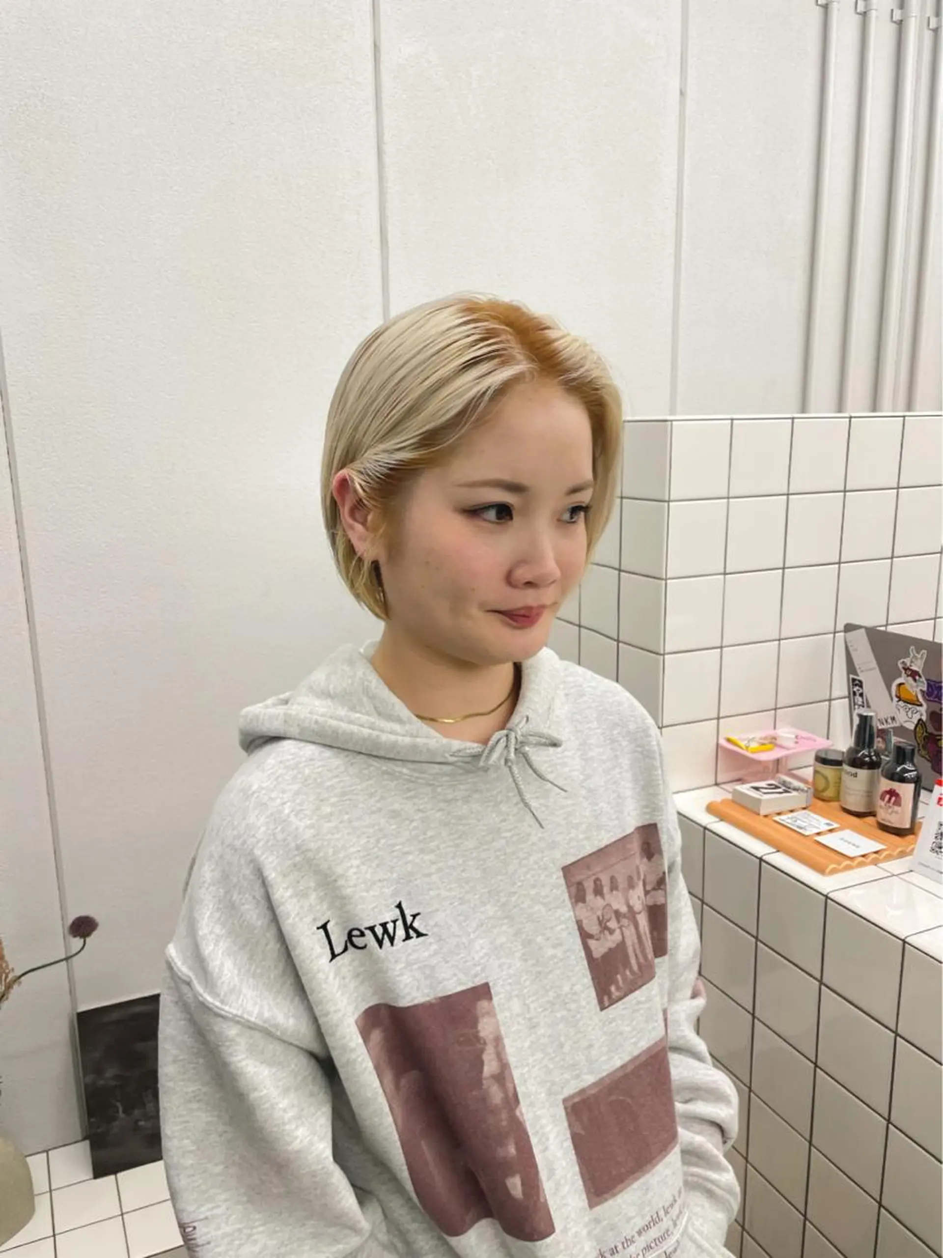 ミディアム カラー ヘアカラー トリートメント 関 京磨のヘアスタイル