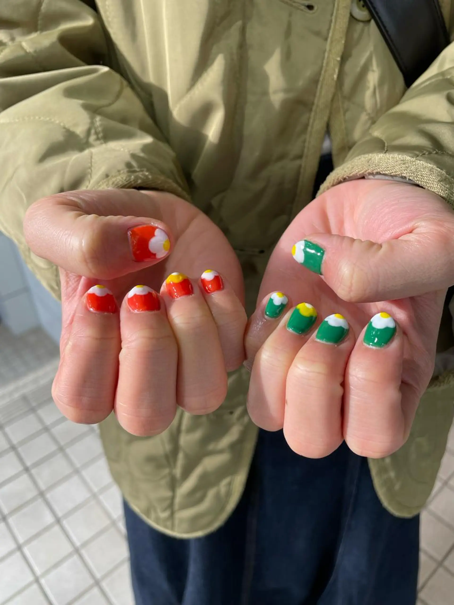 ネイル メンズネイル ハンドネイル メンズ/艶髪/カラー サクラ🌸のヘアスタイル