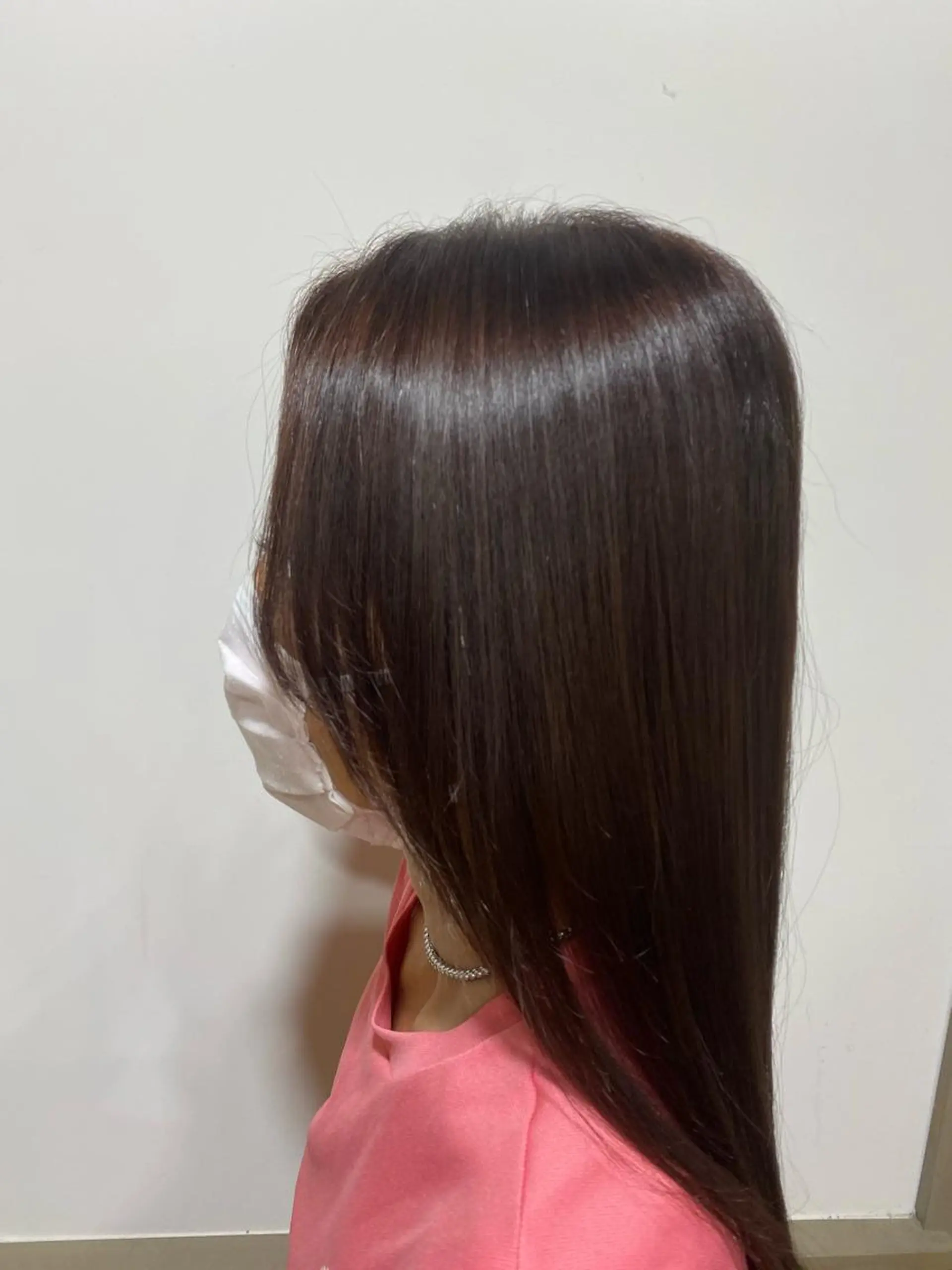 ロング カラー TJ天気予報5mm 森　瑞希のヘアスタイル