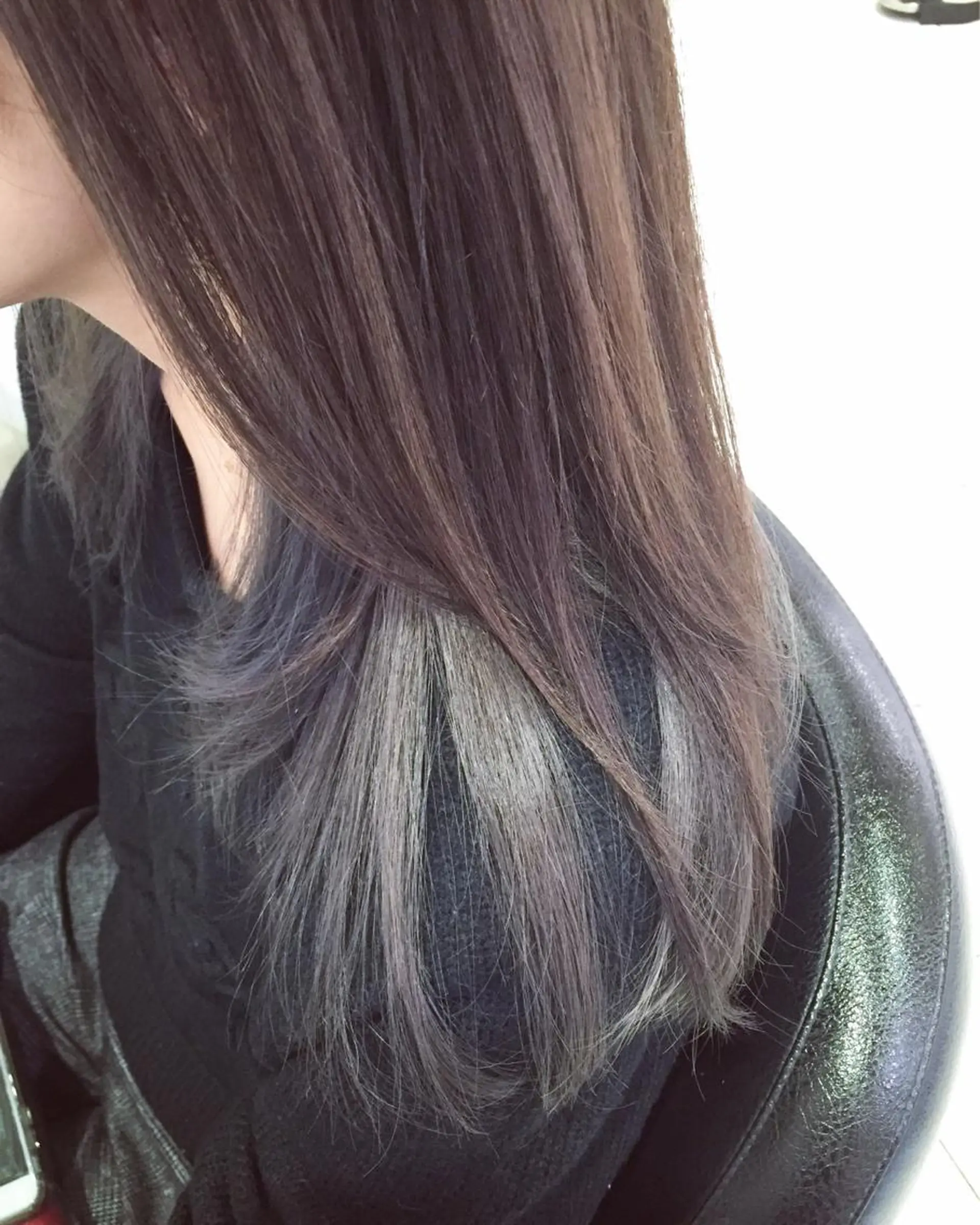 セミロング ロング カラー アッシュ インナーカラー ラベンダーカラー ラベンダーアッシュ 青木 茂樹⭐️ 透明感カラーのヘアスタイル