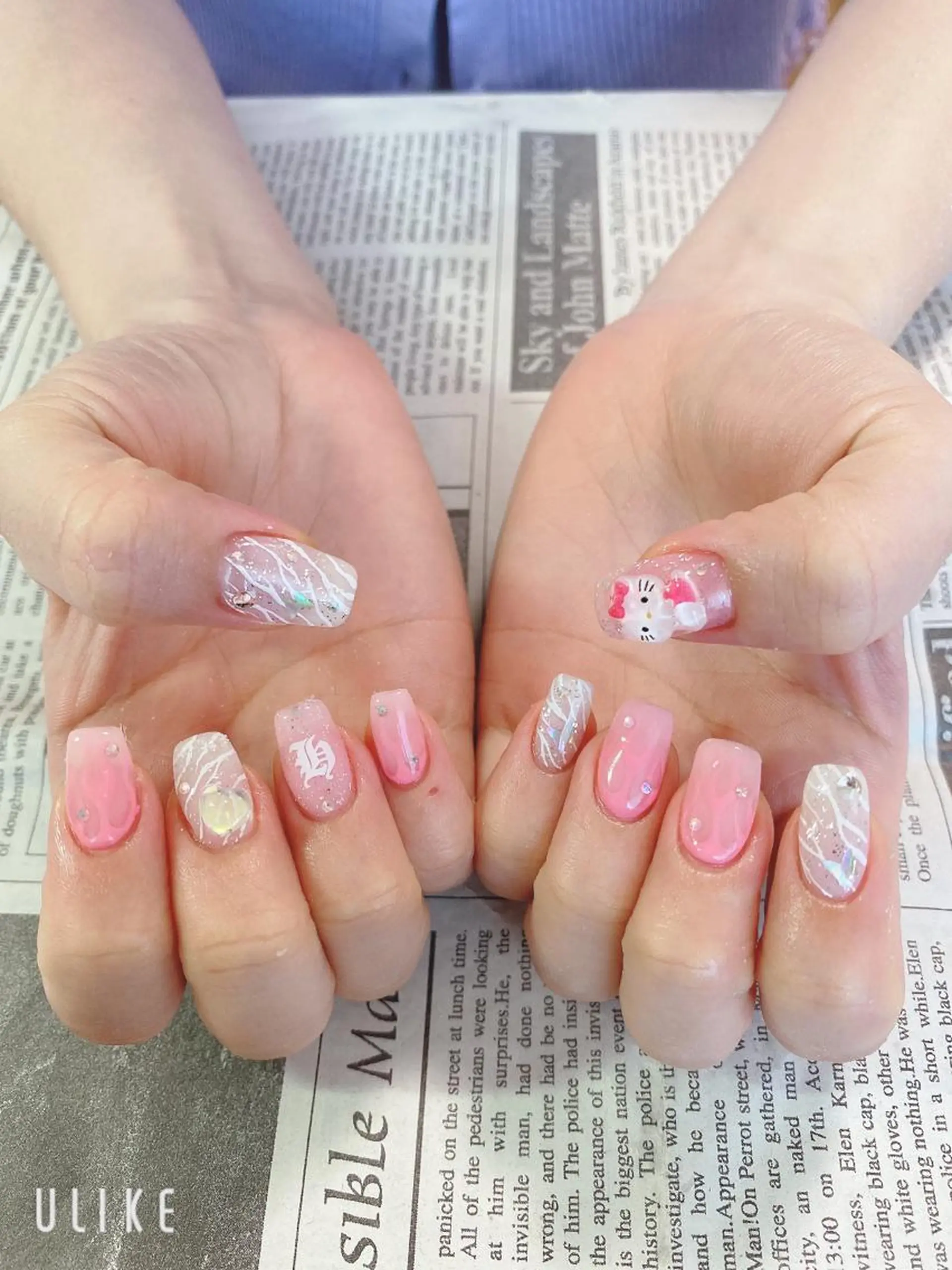 ネイル 持ち込み ハンドネイル ハンドケア 森山 舞のネイルデザイン