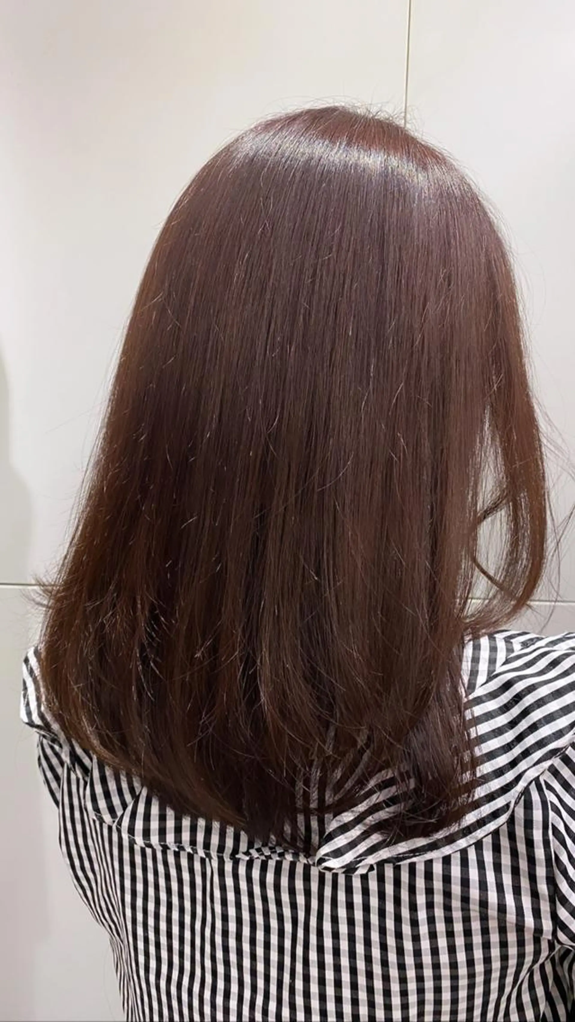 セミロング カット ヘアカラー 𝒀𝒖𝒊𝒏𝒂 梅田/透明感カラーのヘアスタイル