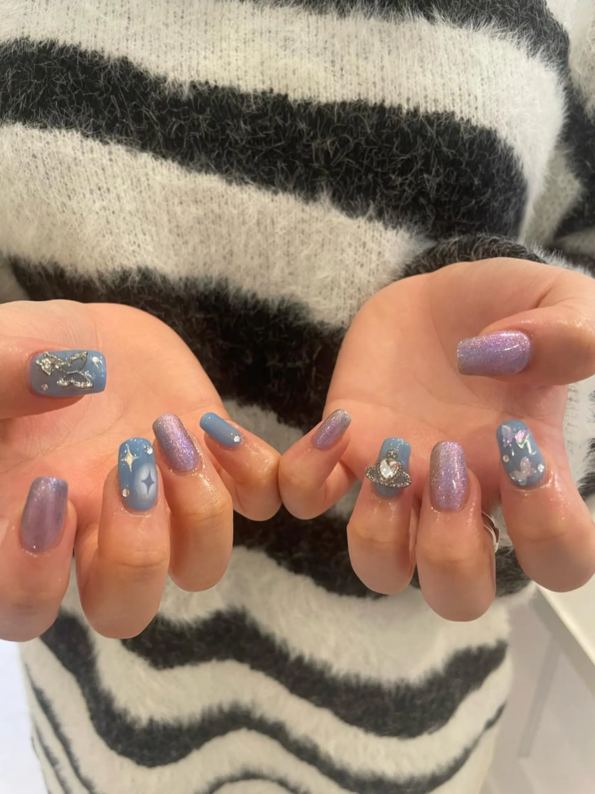 ネイル 束感まつ毛/ネイル/ LED♥KIRARAのマツエク・マツパデザイン