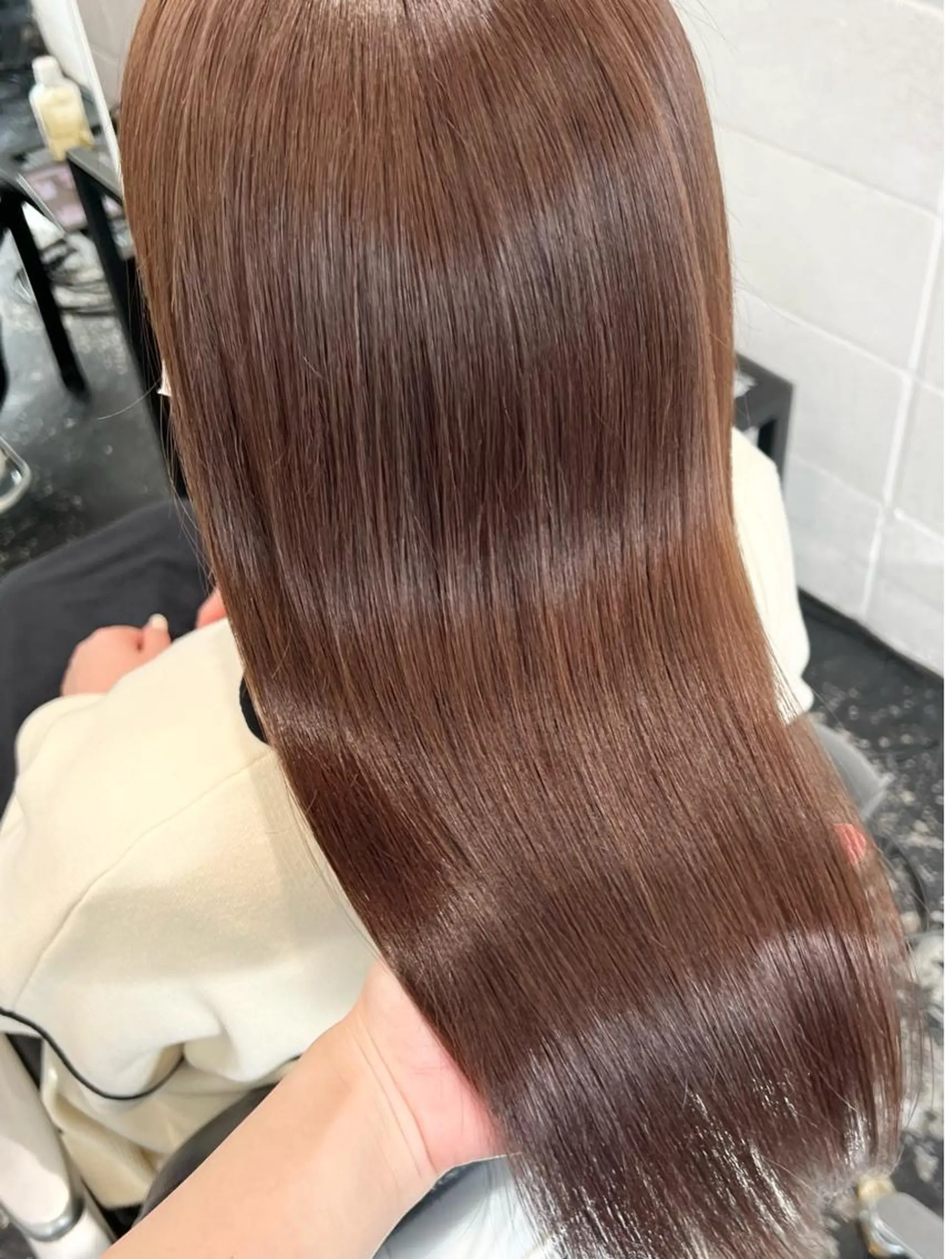 セミロング カラー ヘアアレンジ 髪質改善 トリートメント HARU//原宿🤍 リピート率NO.1のヘアスタイル