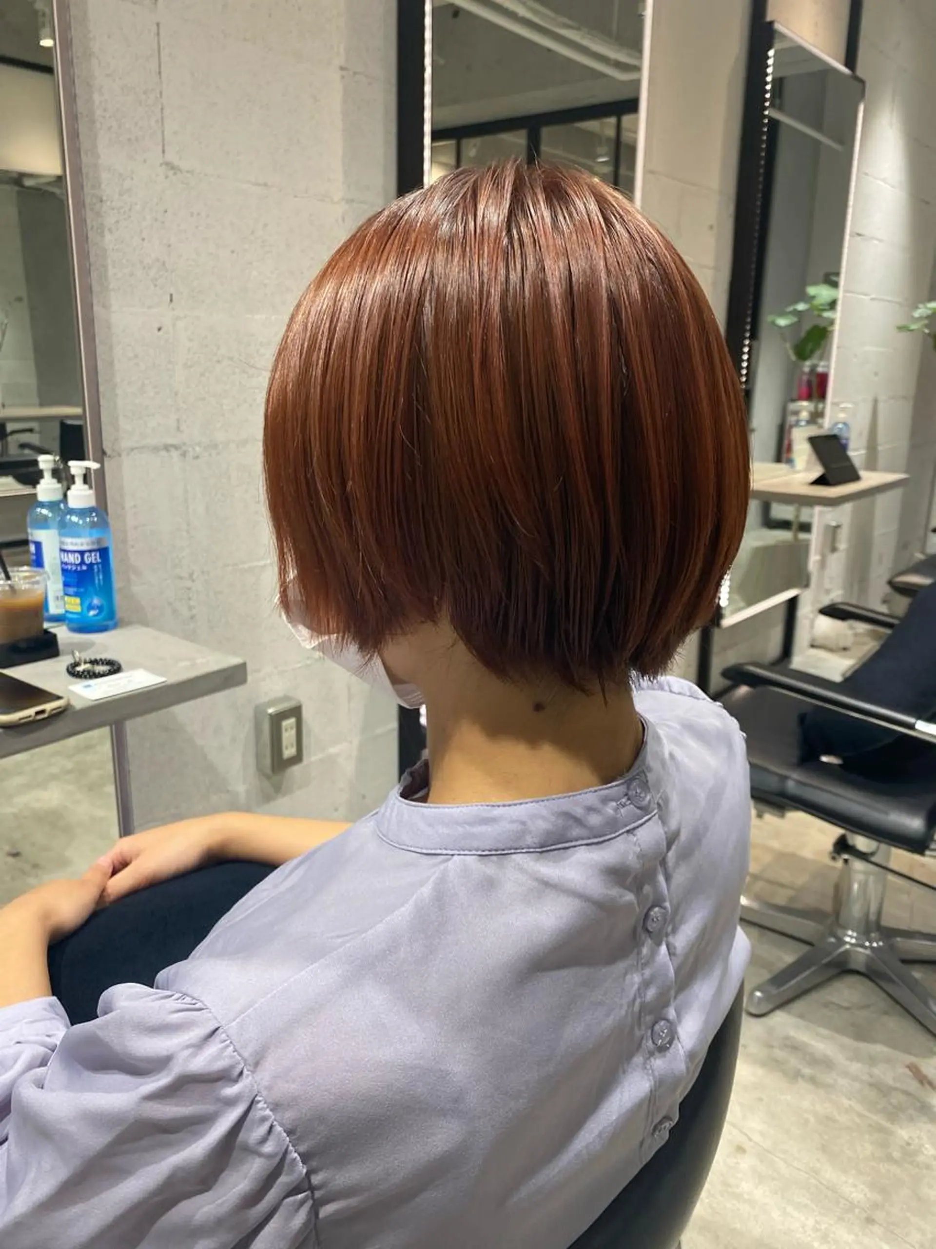ショート ヘアカラー 髪質改善/縮毛矯正 レイヤー/松川匠のヘアスタイル