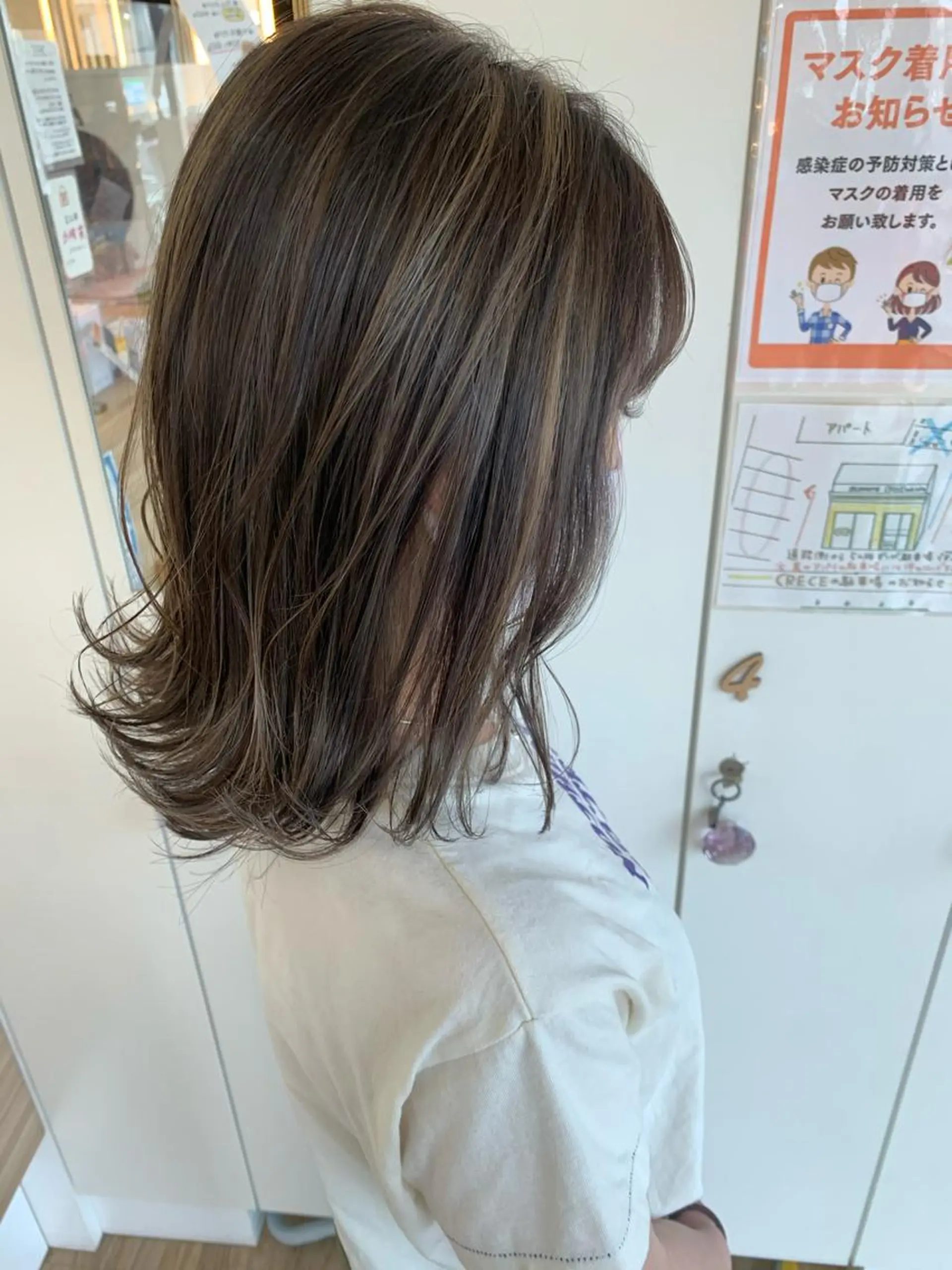 ミディアム カラー 🫧ウルフカット/ 畑中結衣🫧のヘアスタイル