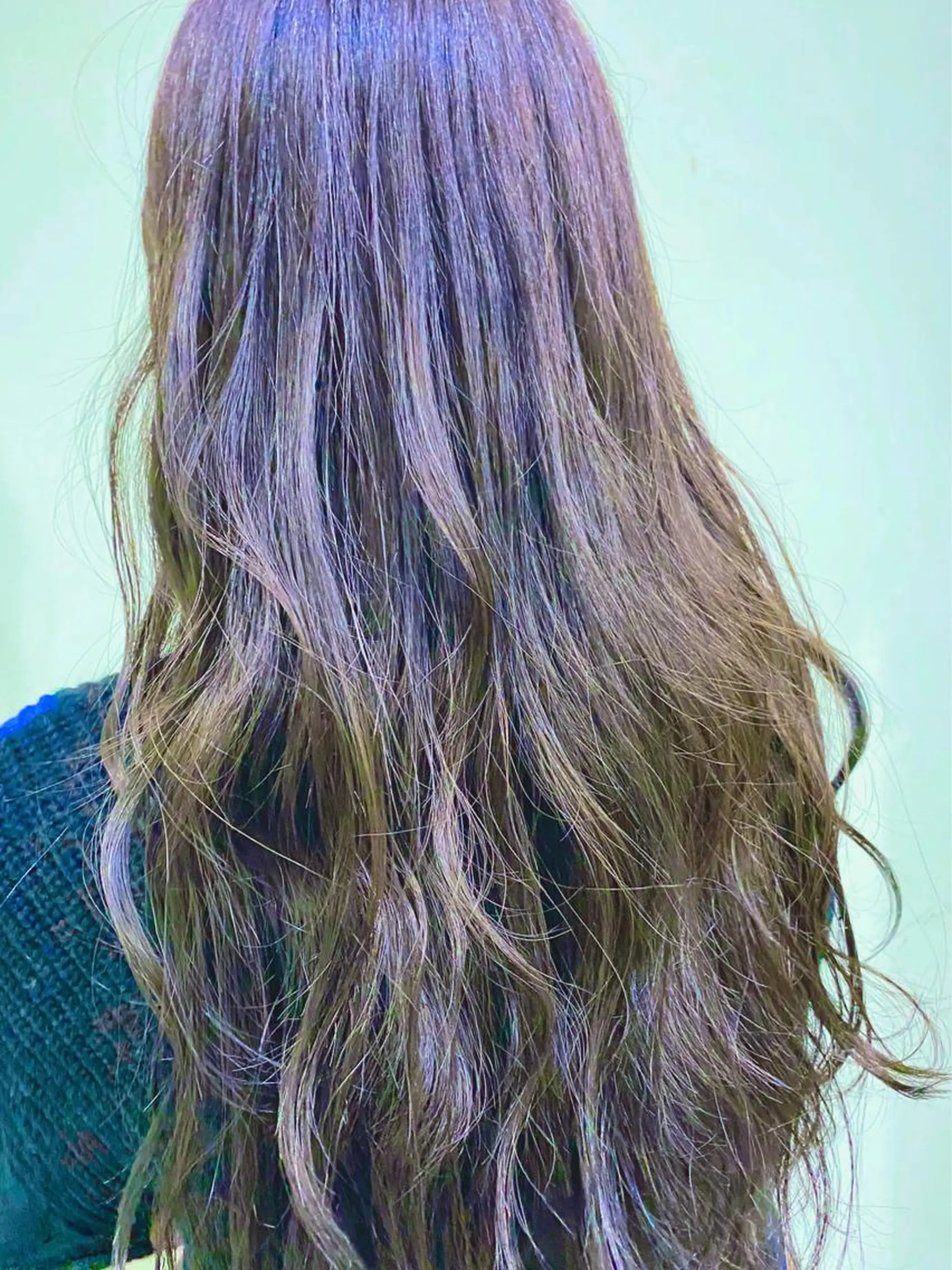 セミロング カラー メンズブリーチカラー /パーマ ごーた立川のヘアスタイル