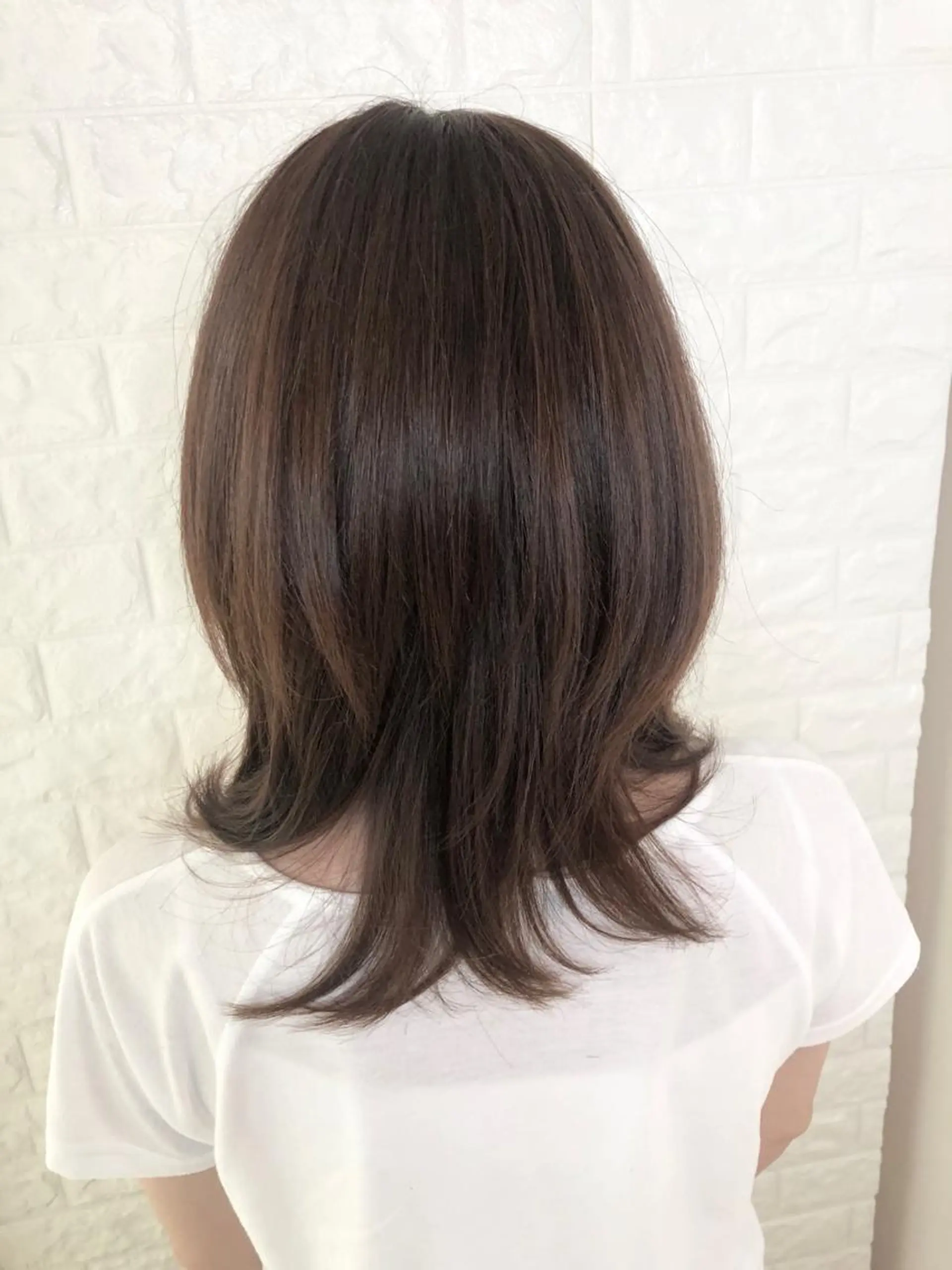 ミディアム 縮毛矯正/髪質改善 主税巧一のヘアスタイル